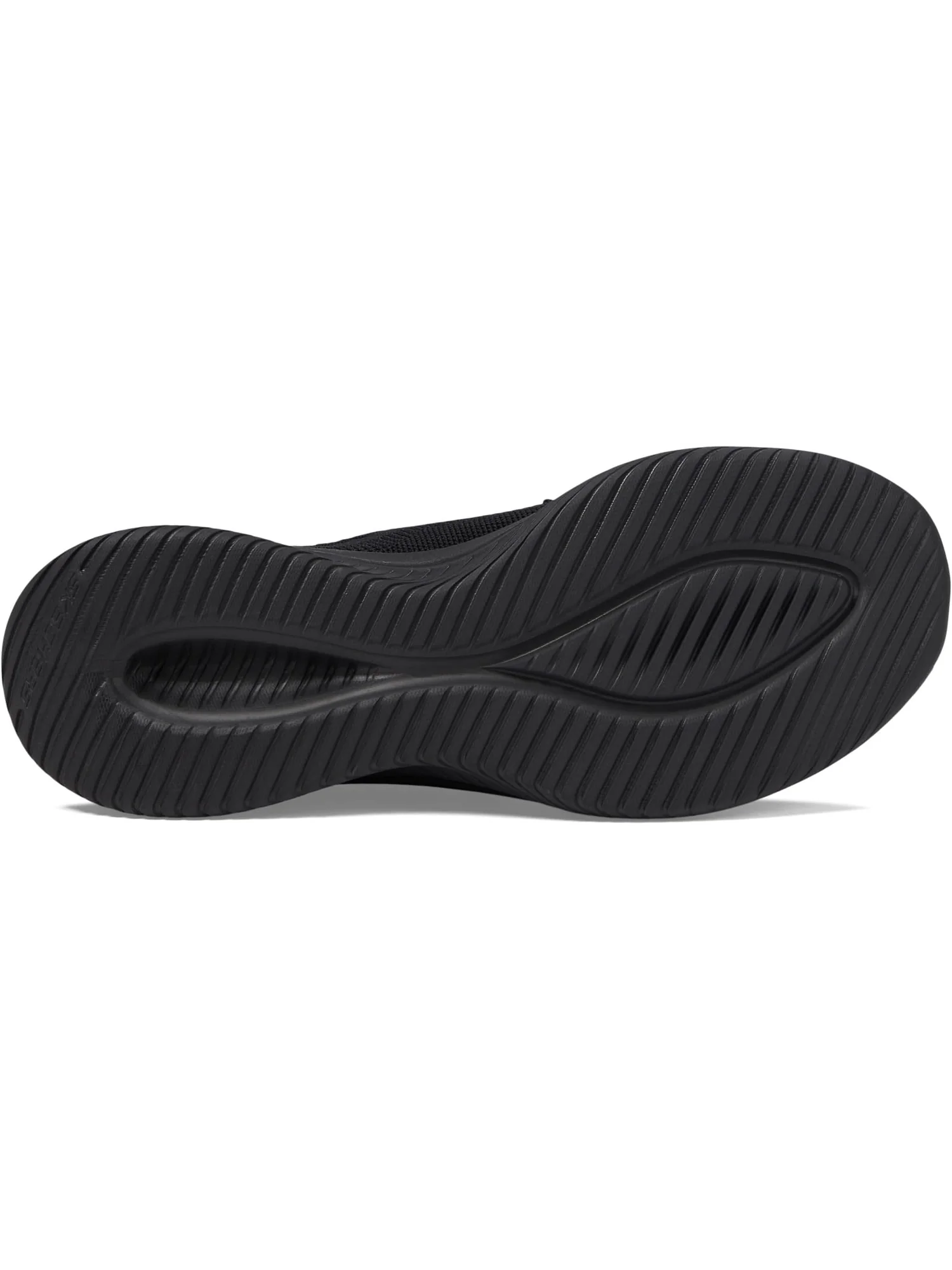 Кроссовки SKECHERS Women's Ultra Flex 3.0 - Brilliant Hands Free Slip-Ins — изображение 3 из 6, черный/черный