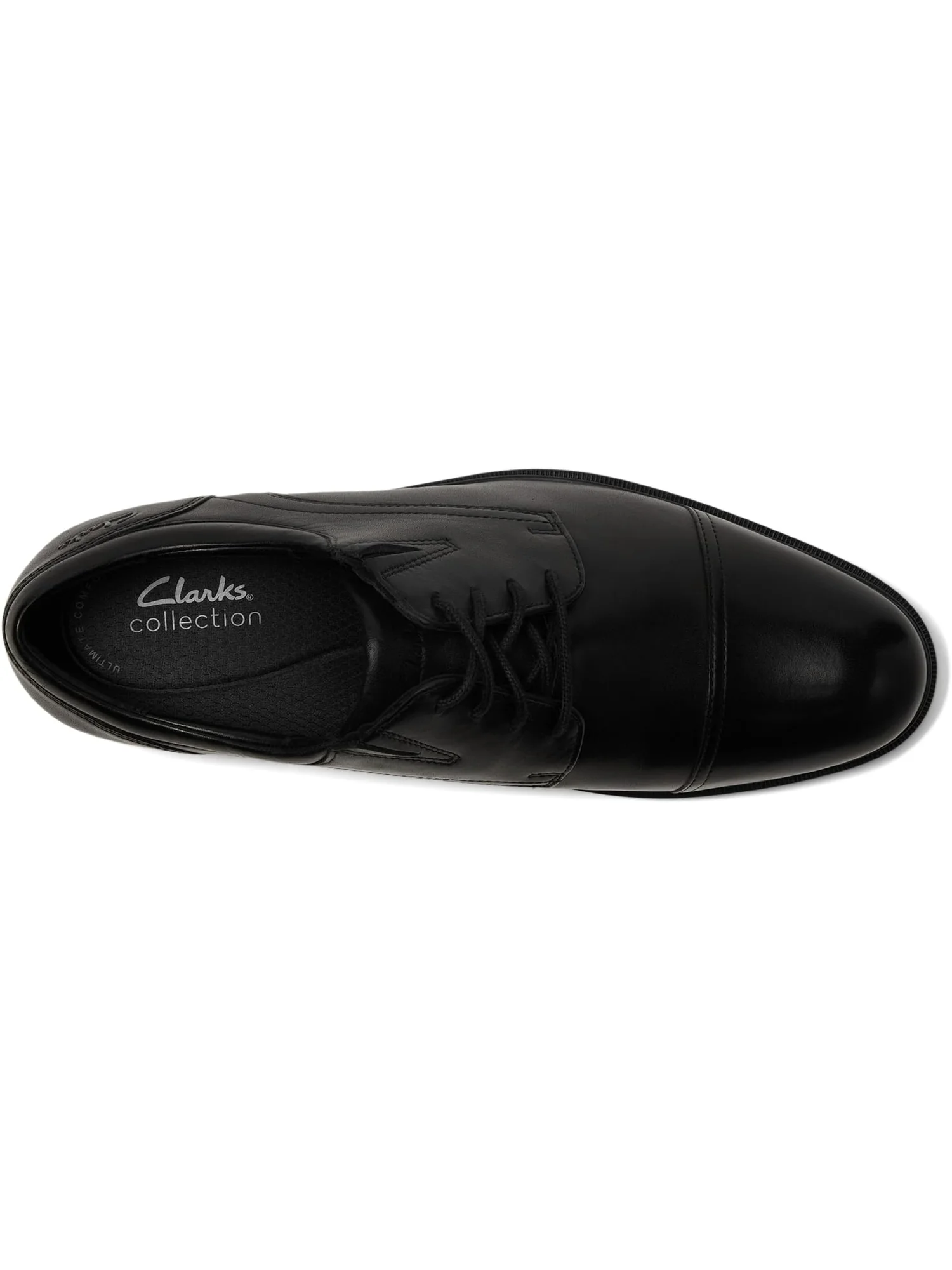 Оксфорды Clarks Men's Steadwell Cap — изображение 2 из 7, черный