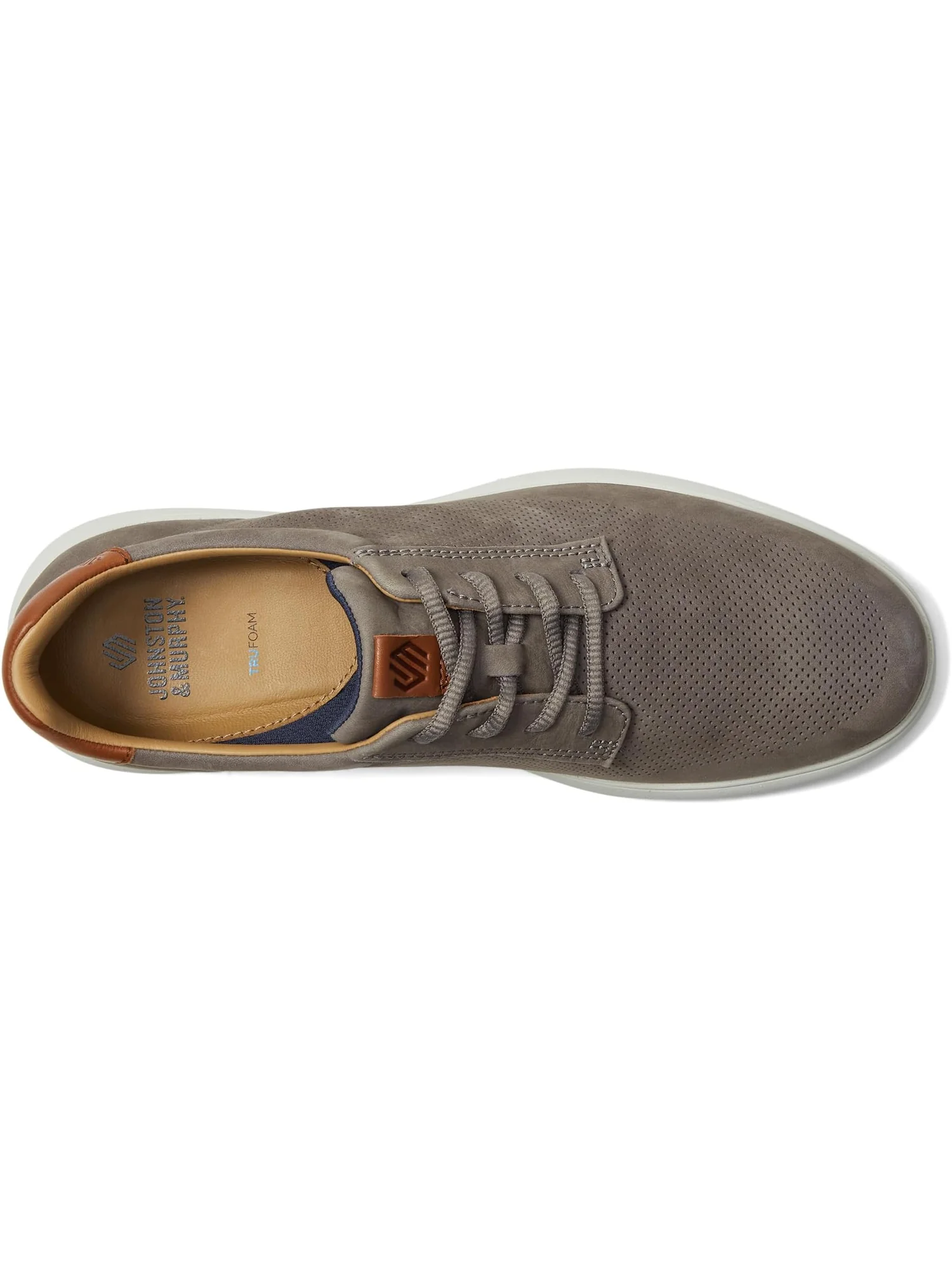 Оксфорды Johnston & Murphy Men's Ackerson Perfed Plain Toe — изображение 2 из 7, серый