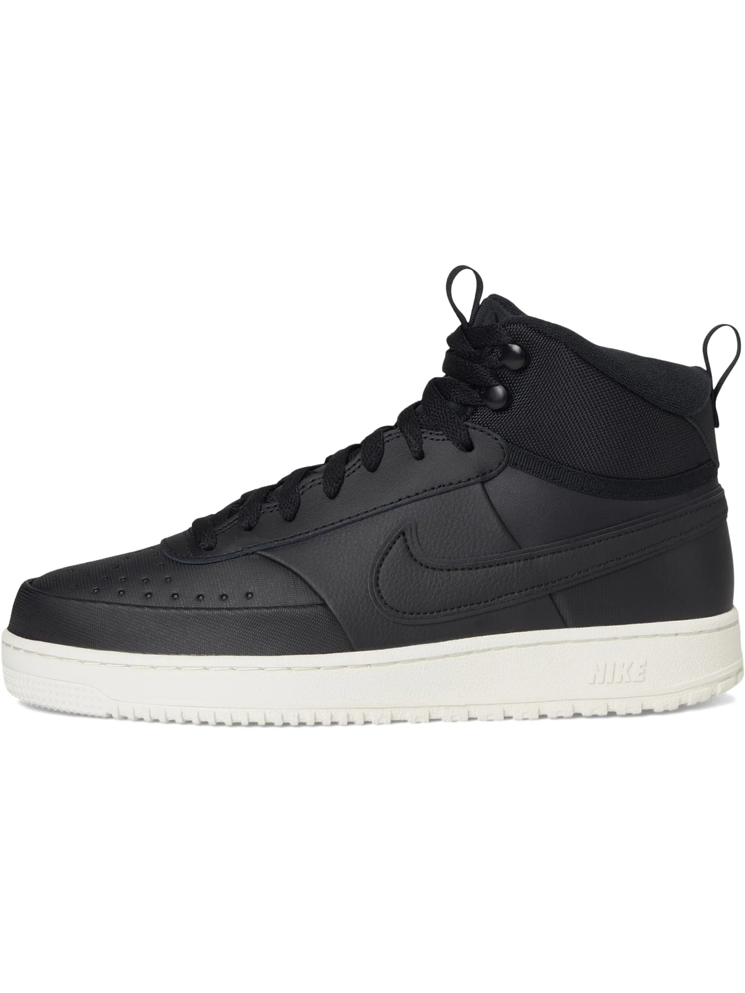 Кроссовки Nike Men's Court Vision Mid — изображение 4 из 7, черный/черный