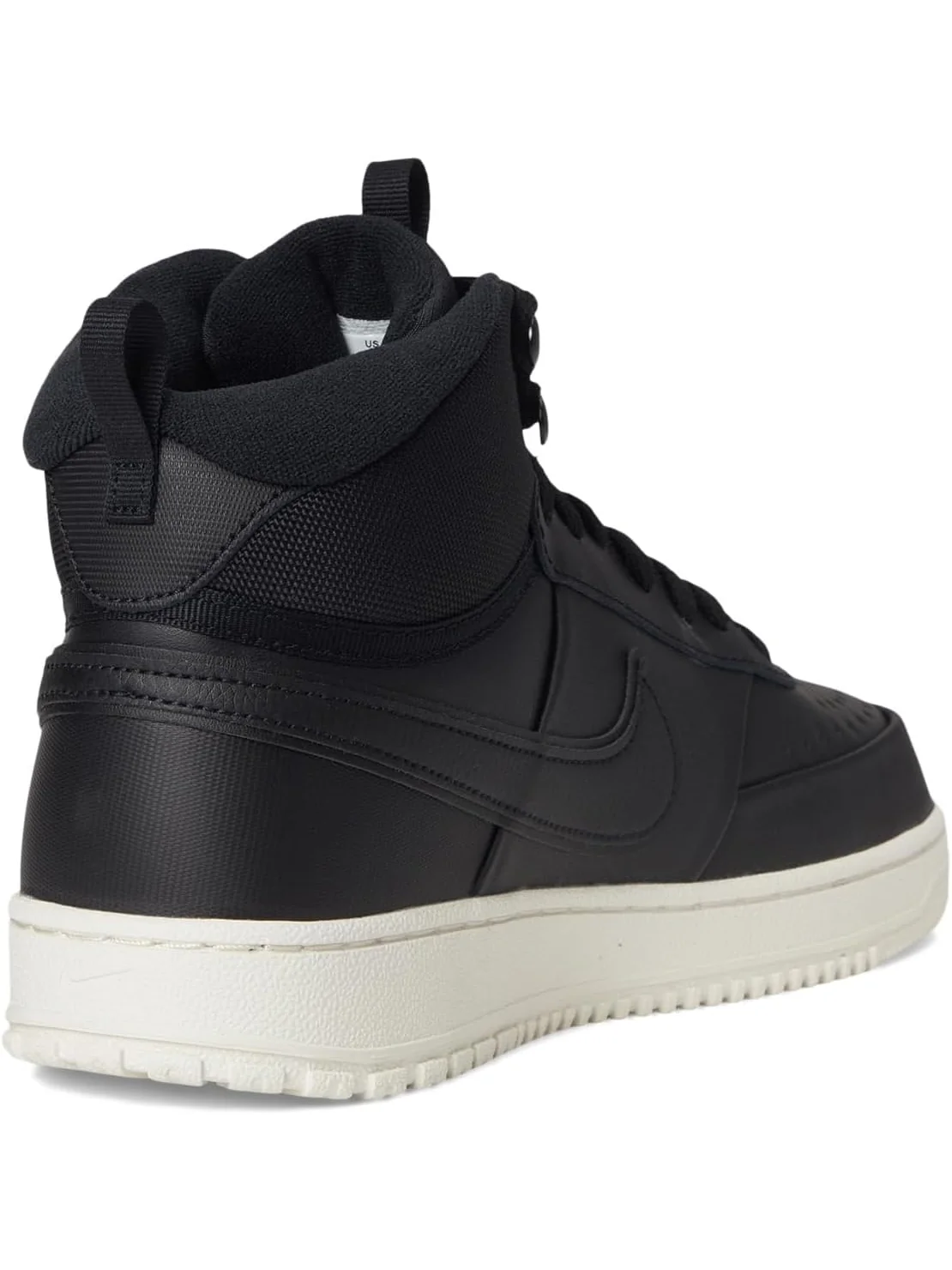 Кроссовки Nike Men's Court Vision Mid — изображение 5 из 7, черный/черный