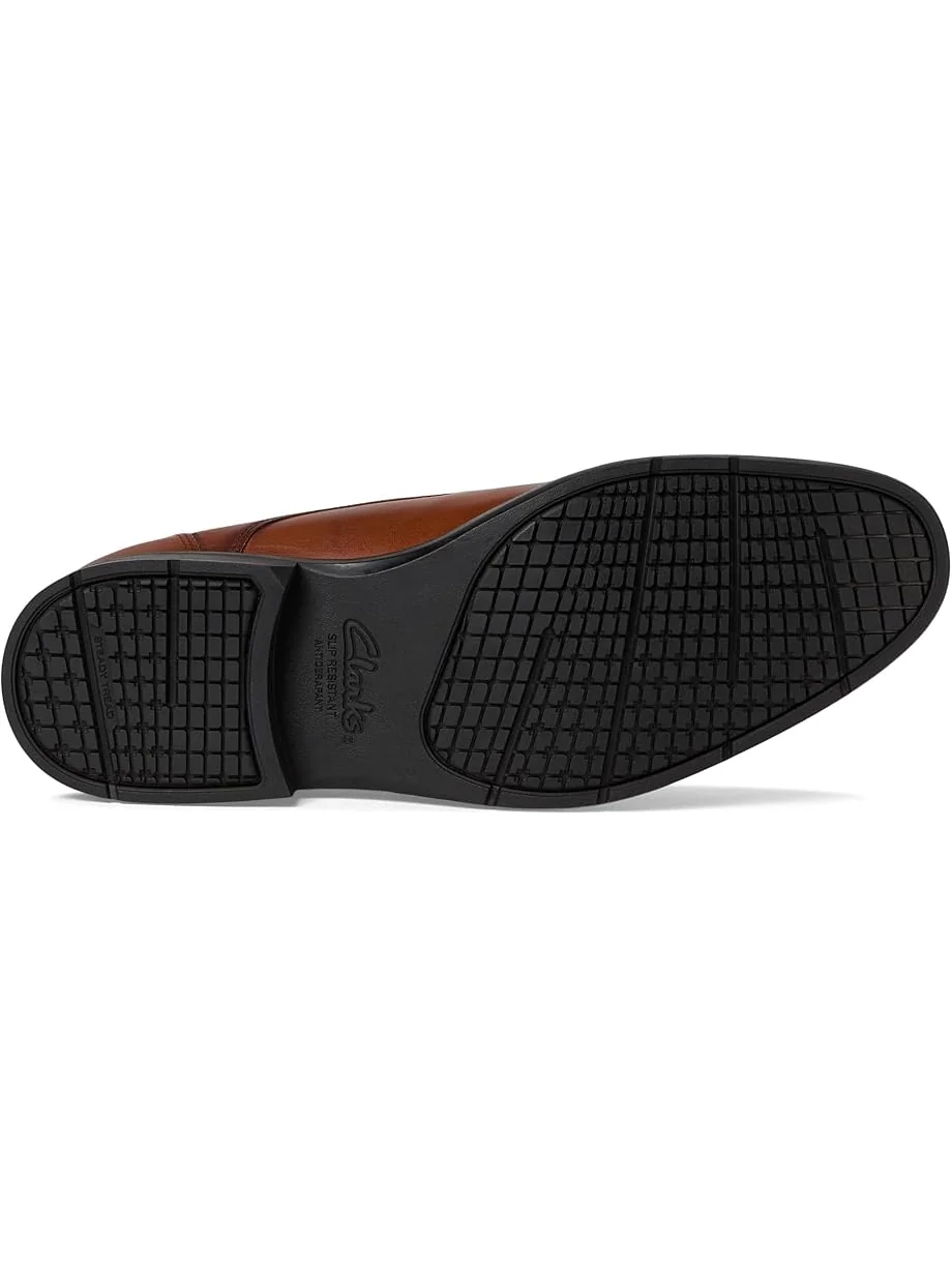 Мужские оксфорды Clarks Steadwell Lace — изображение 3 из 7, темный бежевый