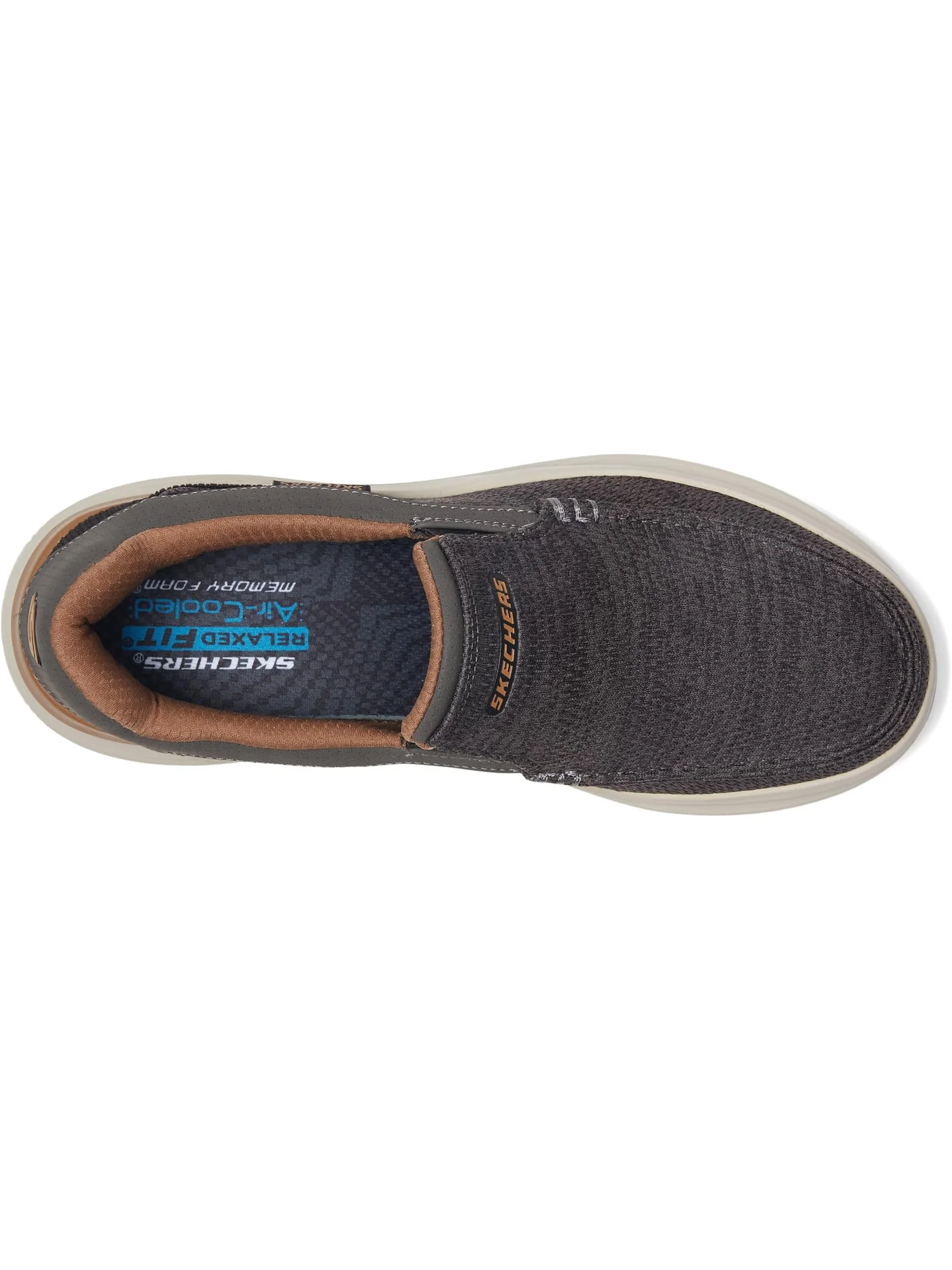 Лоферы SKECHERS Men's Hasting - Marco — изображение 2 из 7, серый/черный