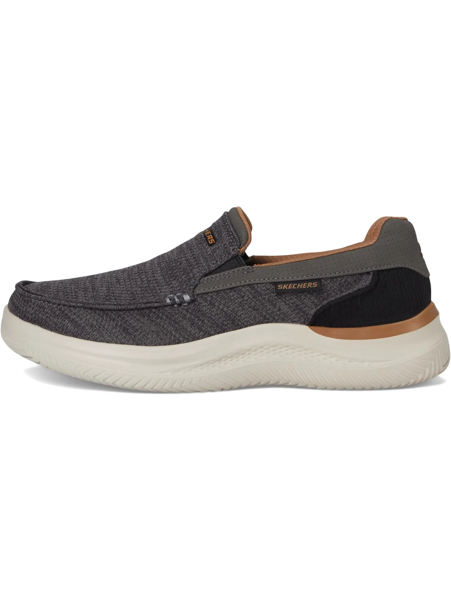 Лоферы SKECHERS Men's Hasting - Marco — изображение 4 из 7, серый/черный