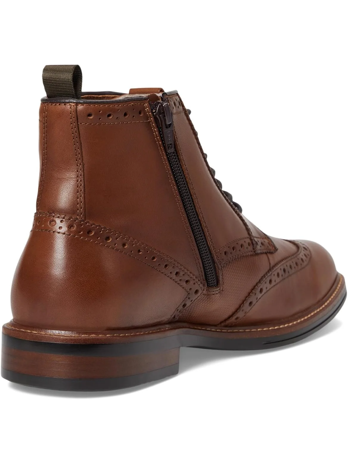 Оксфорды Johnston & Murphy Men's XC+ Durham Embossed Wing Tip Shearling Boots — изображение 5 из 7, коньячный