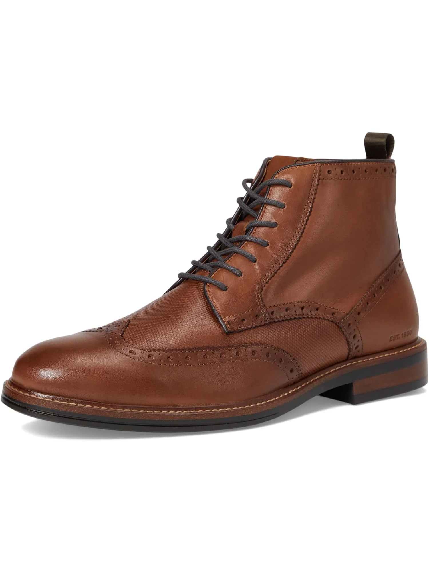Оксфорды Johnston & Murphy Men's XC+ Durham Embossed Wing Tip Shearling Boots — изображение 7 из 7, коньячный