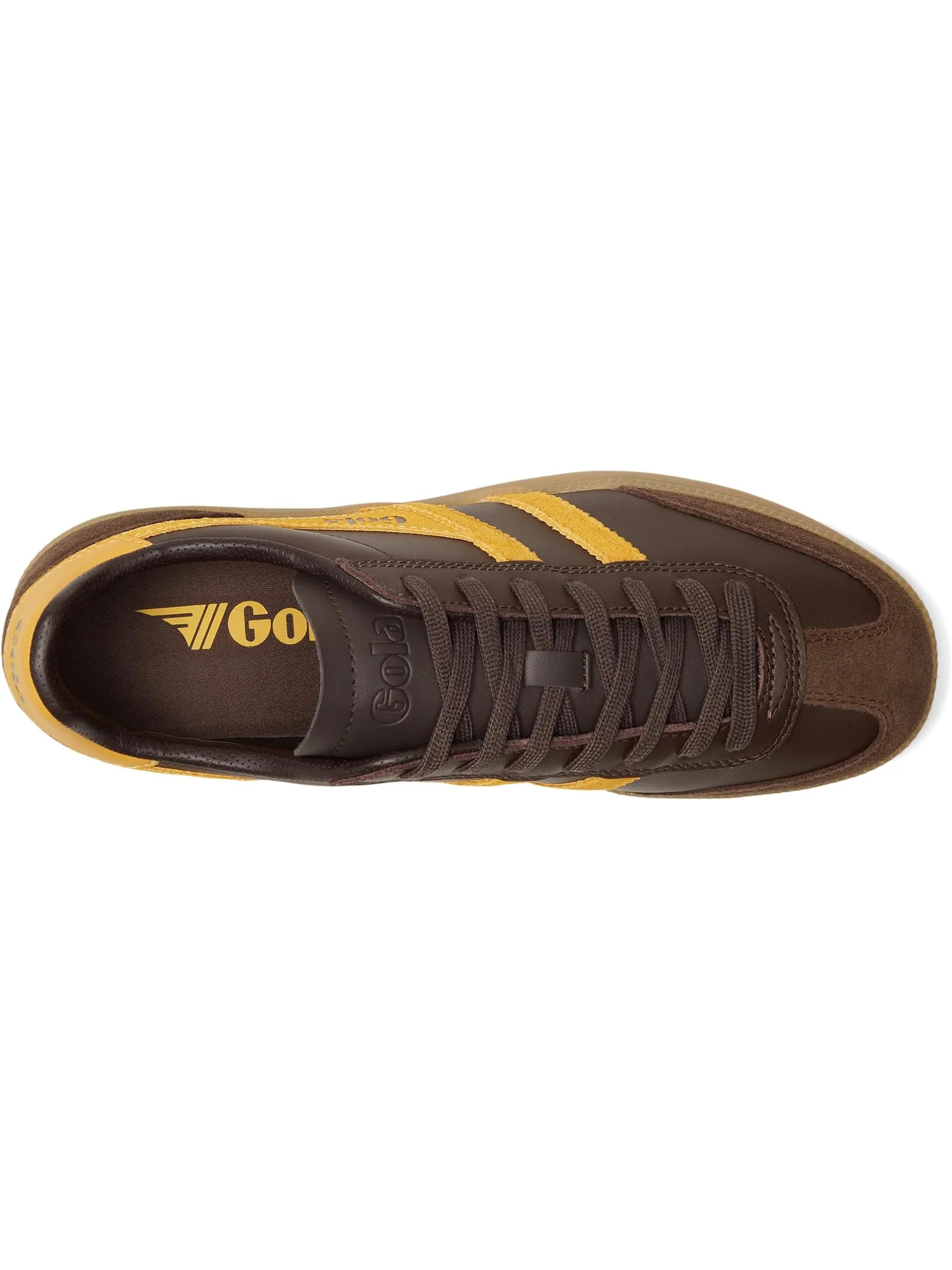Кроссовки Gola Men's Viper Leather — изображение 2 из 7, темный коричневый