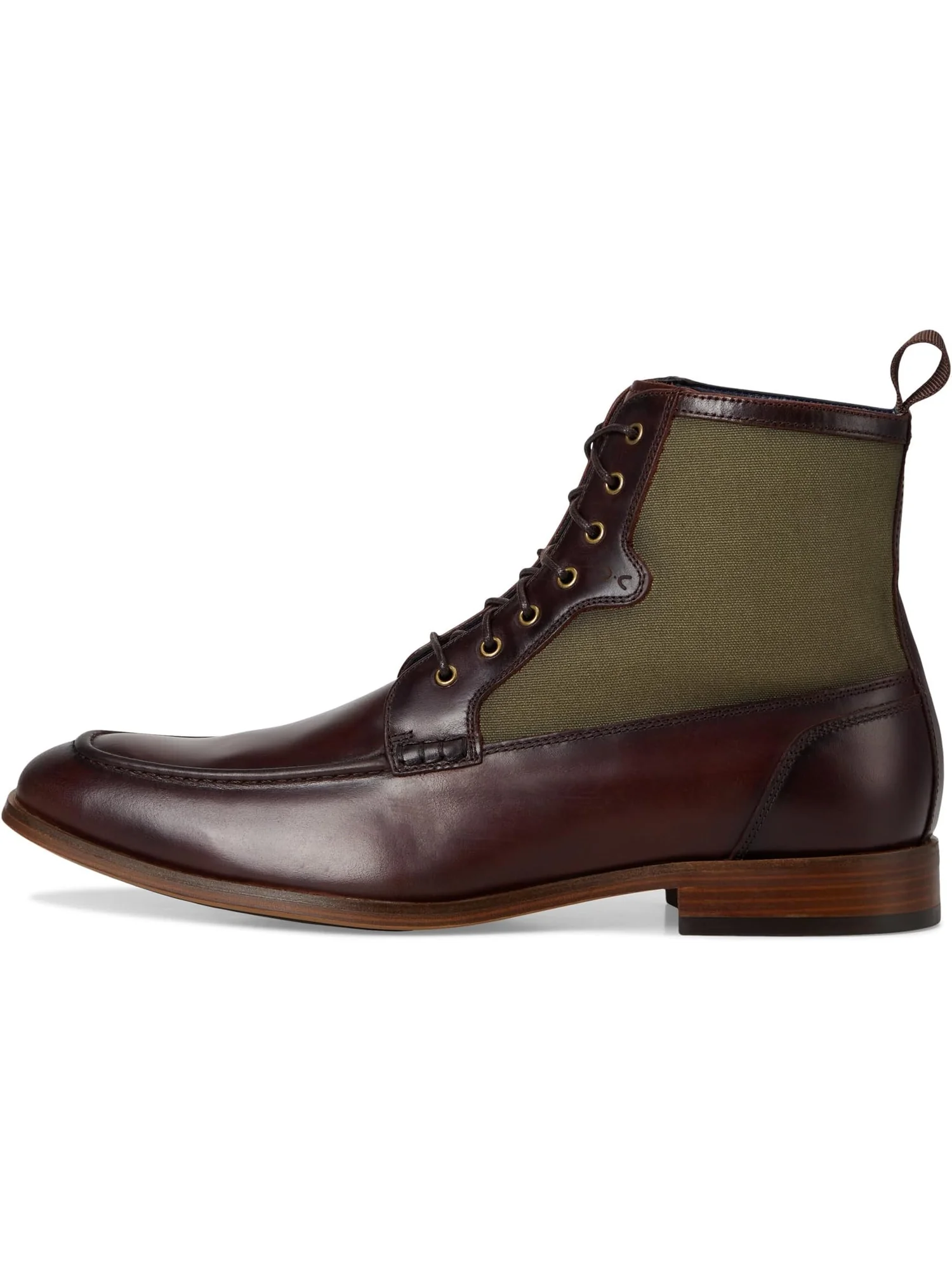 Ботинки Stacy Adams Men's Brumley Moc Toe Lace-Up Boots — изображение 4 из 7, коричневый мульти