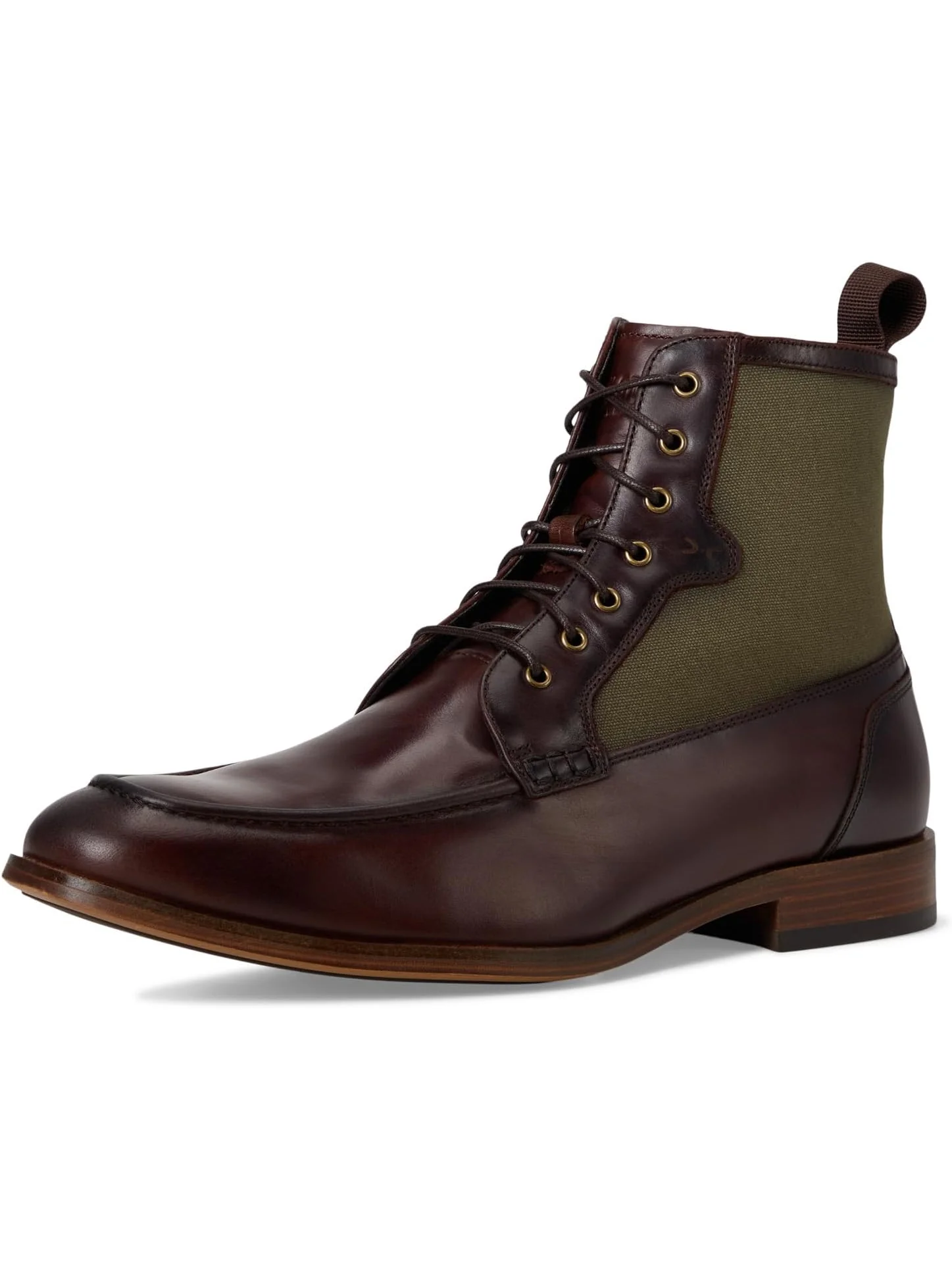 Ботинки Stacy Adams Men's Brumley Moc Toe Lace-Up Boots — изображение 7 из 7, коричневый мульти