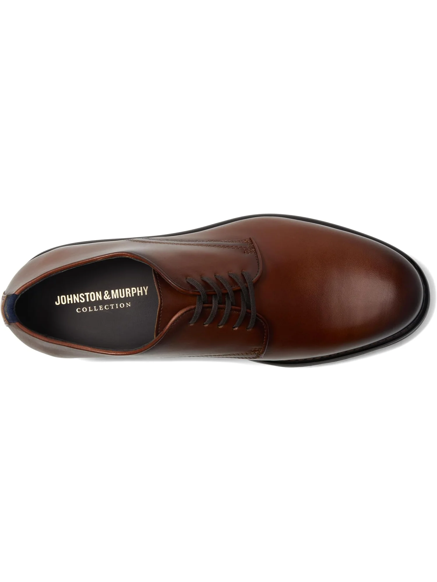Оксфорды Johnston & Murphy Collection Men's Huxley Plain Toe Derby — изображение 2 из 7, коричневый