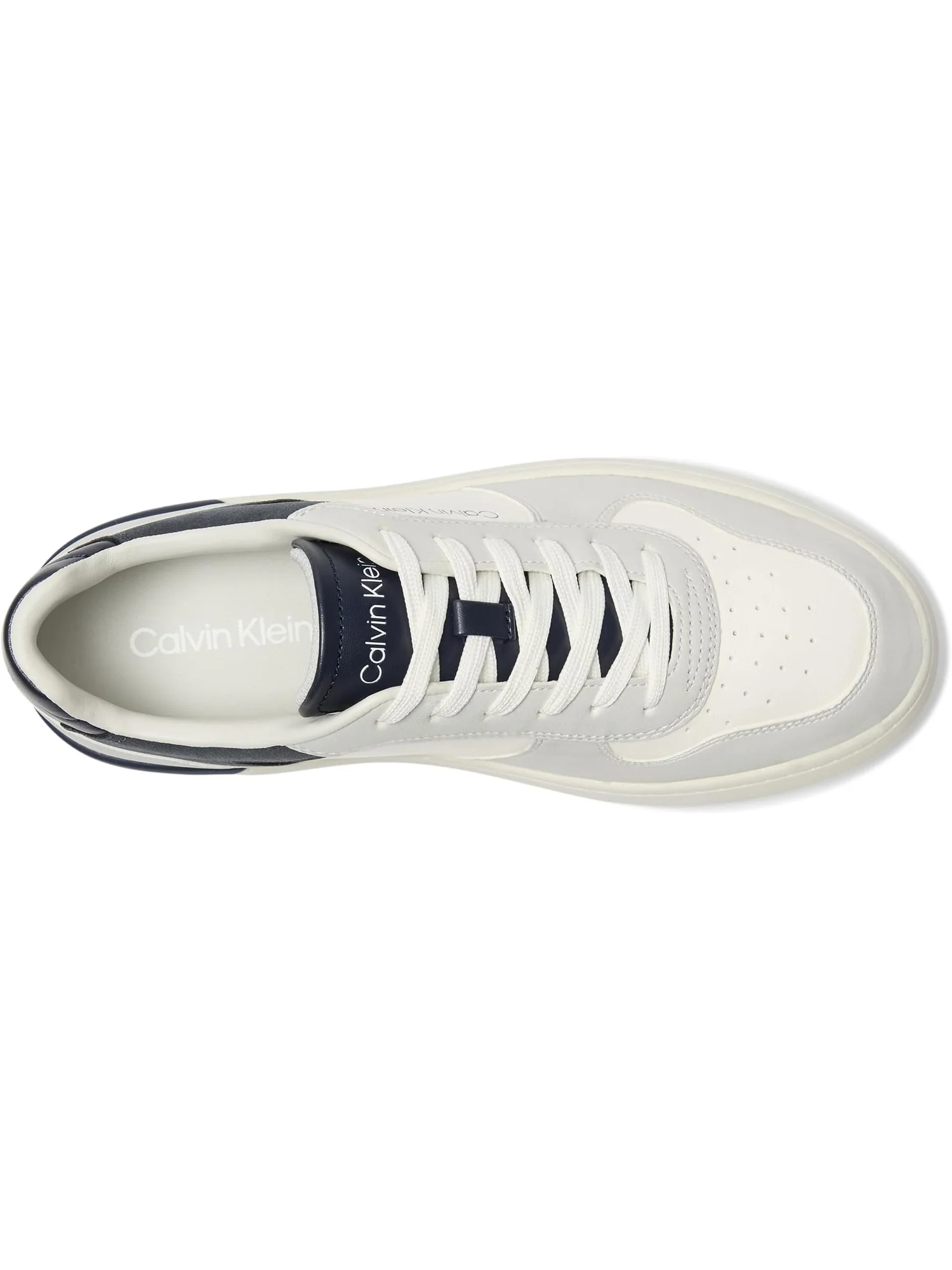 Кроссовки Calvin Klein Men's Brayton — изображение 2 из 7, темный синий/белый