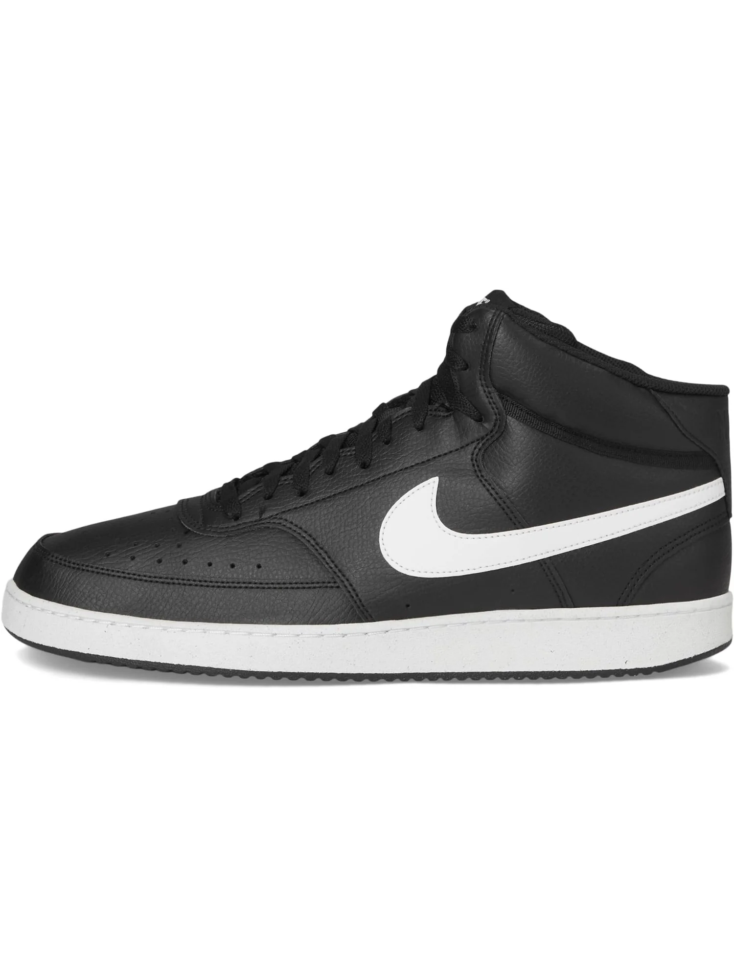 Кроссовки Nike Men's Court Vision Mid Next Nature — изображение 4 из 7, черный/белый/черный