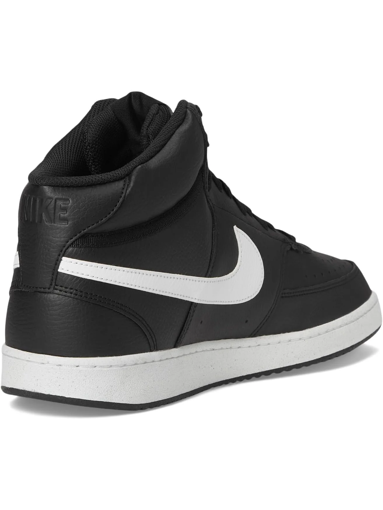Кроссовки Nike Men's Court Vision Mid Next Nature — изображение 5 из 7, черный/белый/черный