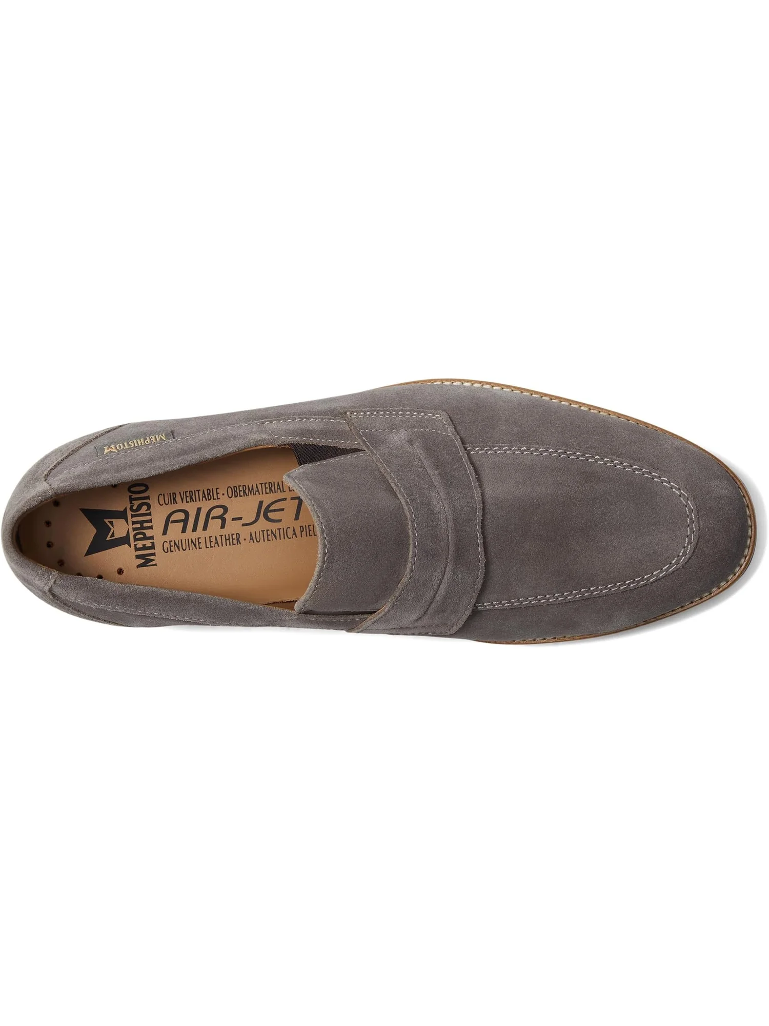 Лоферы Mephisto Men's Fergus — изображение 2 из 7, серый