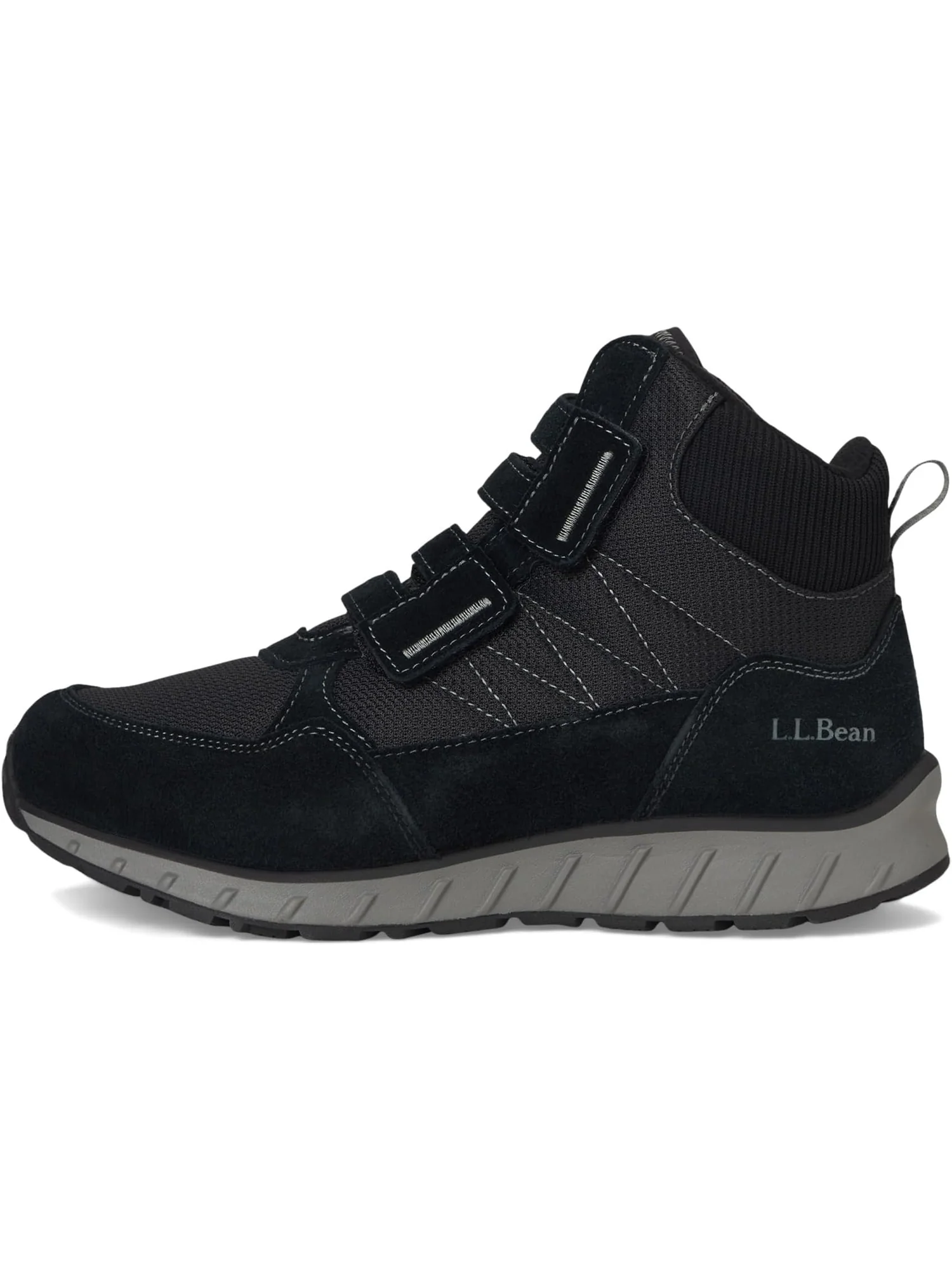 Кроссовки L.L.Bean Men's Snow Sneaker 5 Boot Mid Water Resistant Insulated Hook-and-Loop — изображение 4 из 7, черный/черный