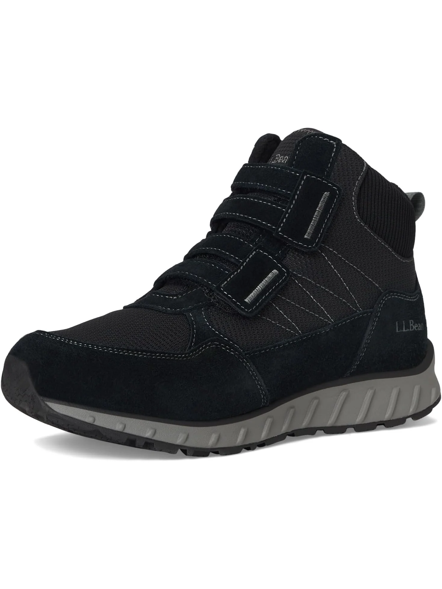 Кроссовки L.L.Bean Men's Snow Sneaker 5 Boot Mid Water Resistant Insulated Hook-and-Loop — изображение 7 из 7, черный/черный