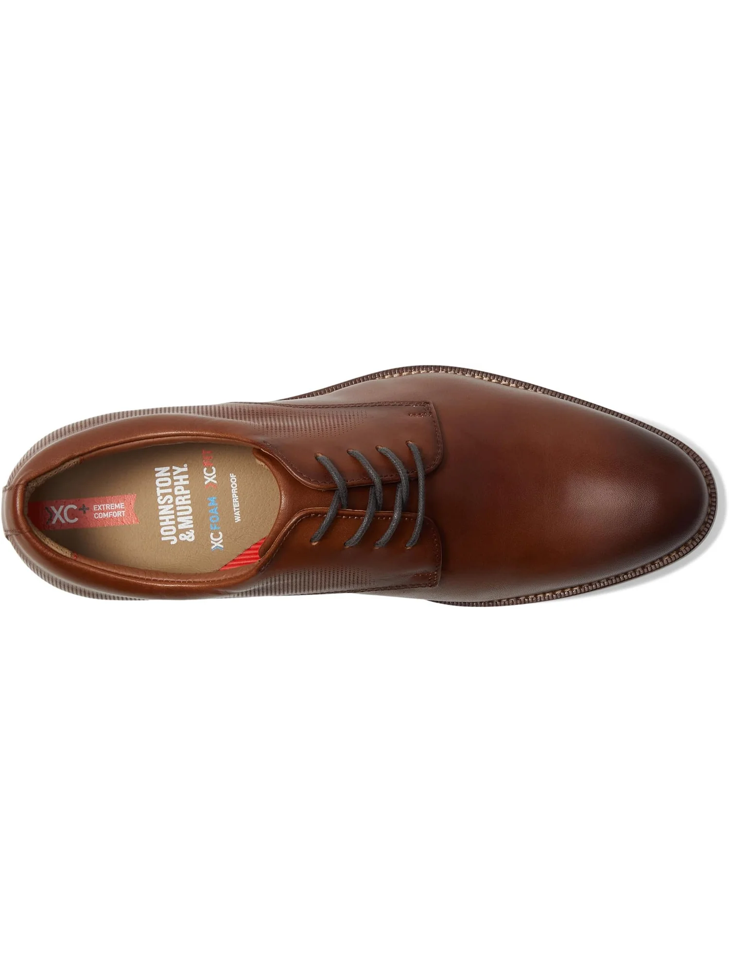 Оксфорды Johnston & Murphy Men's Xc Copley Plain Toe — изображение 2 из 7, коньячный