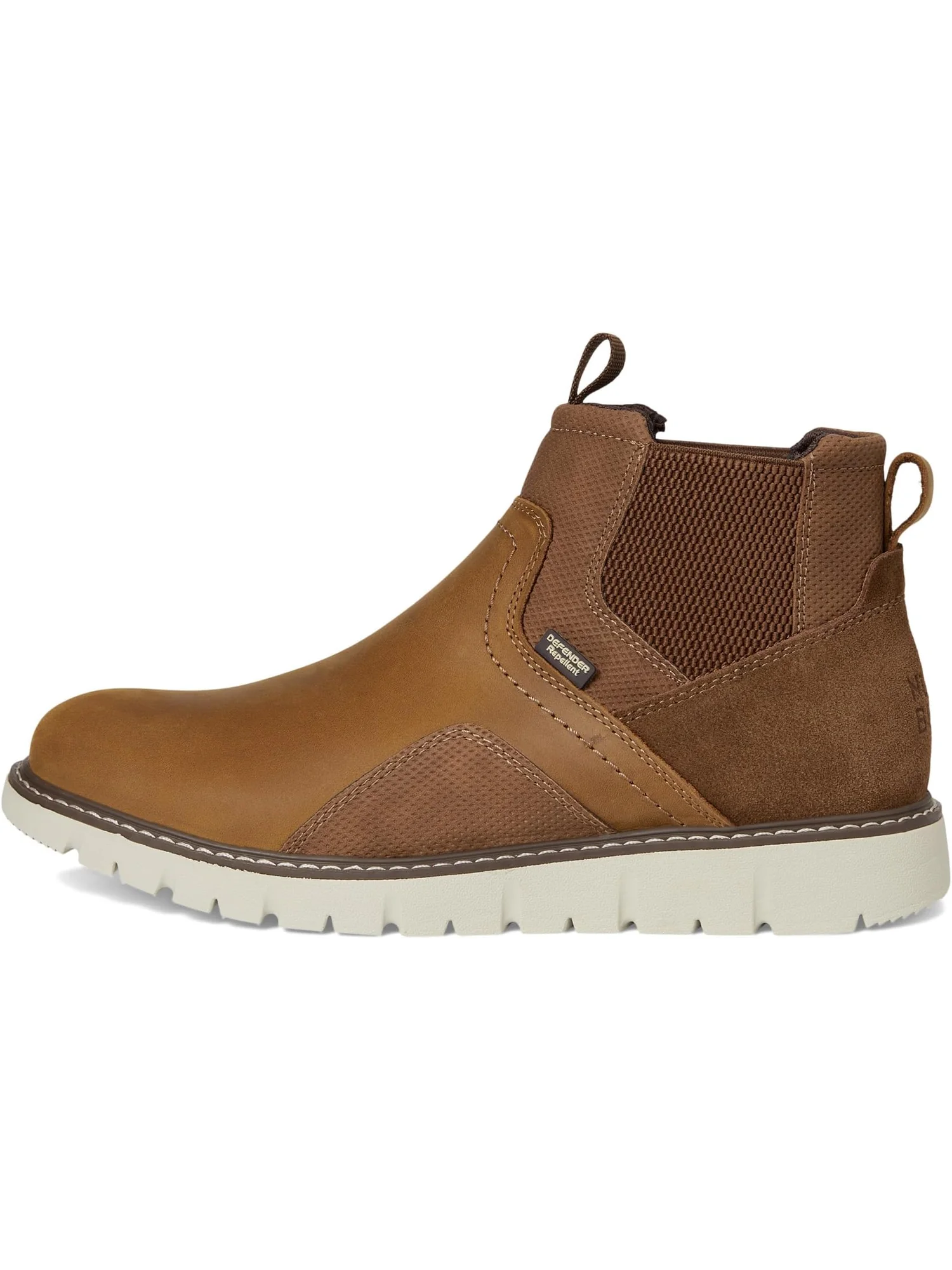 Ботинки Nunn Bush Men's Karnak Plain Toe Chelsea Boots Lightweight Comfortable Chukka — изображение 4 из 7, бежевый
