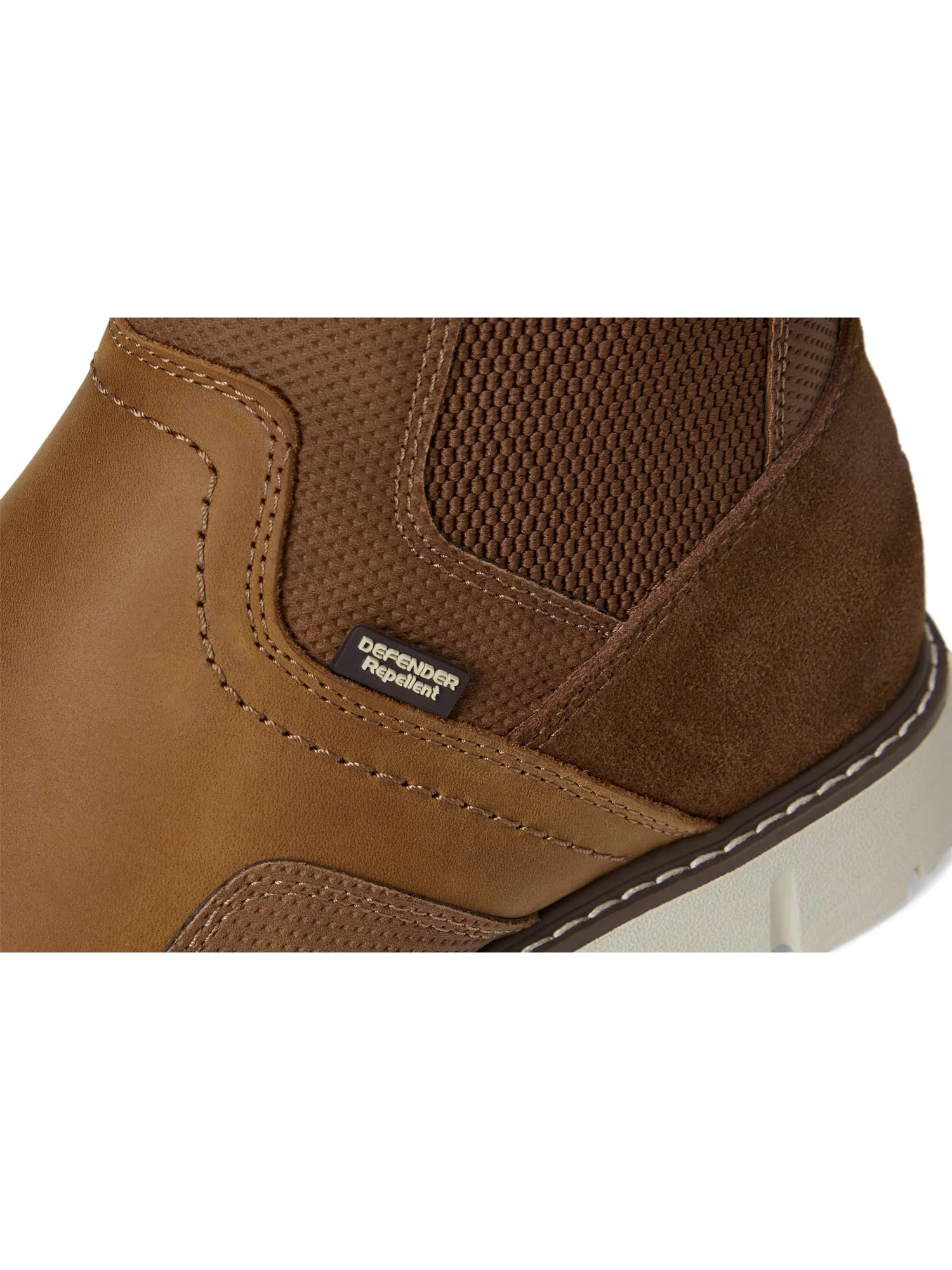 Ботинки Nunn Bush Men's Karnak Plain Toe Chelsea Boots Lightweight Comfortable Chukka — изображение 6 из 7, бежевый