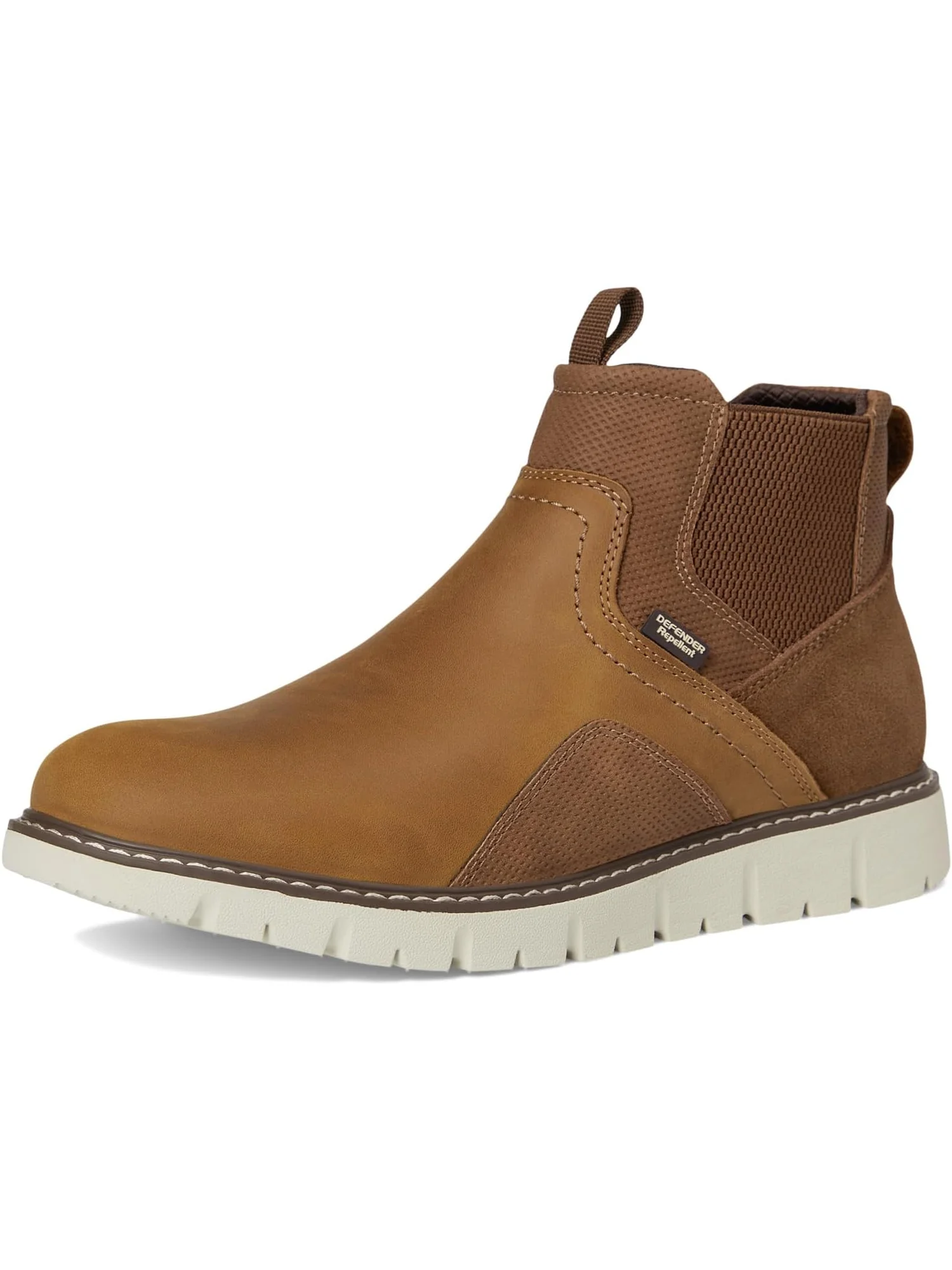 Ботинки Nunn Bush Men's Karnak Plain Toe Chelsea Boots Lightweight Comfortable Chukka — изображение 7 из 7, бежевый