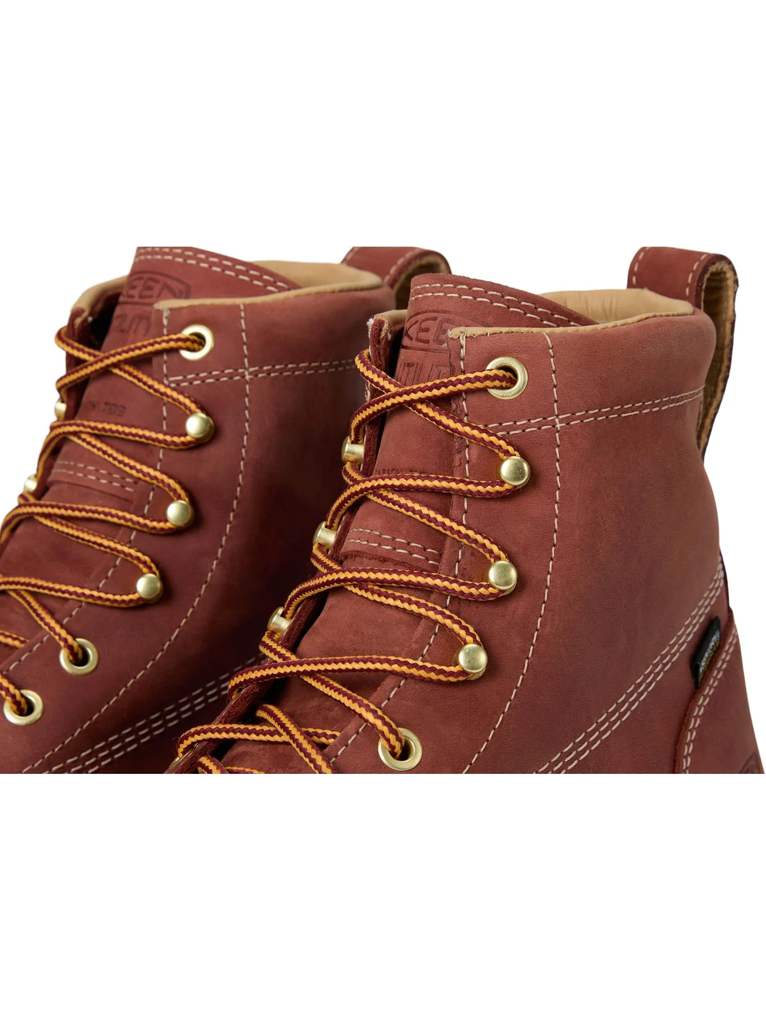 Ботинки KEEN Utility Men's Liberty 6" Waterproof 90° Heel Boot — изображение 6 из 7, коричневый