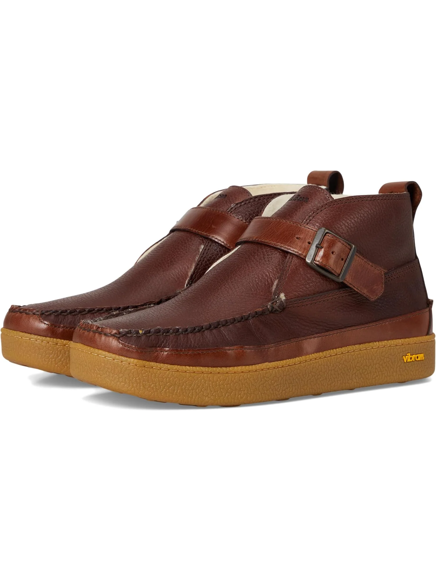 Ботинки L.L.Bean Men's Lodge Moc Vibram Shearling Buckle Boots