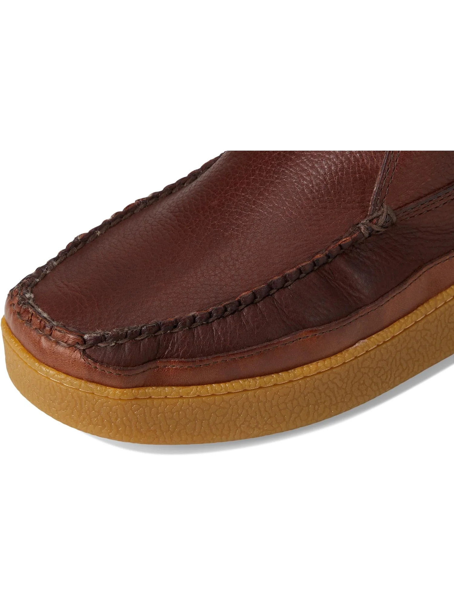 Ботинки L.L.Bean Men's Lodge Moc Vibram Shearling Buckle Boots — изображение 6 из 7, махагони