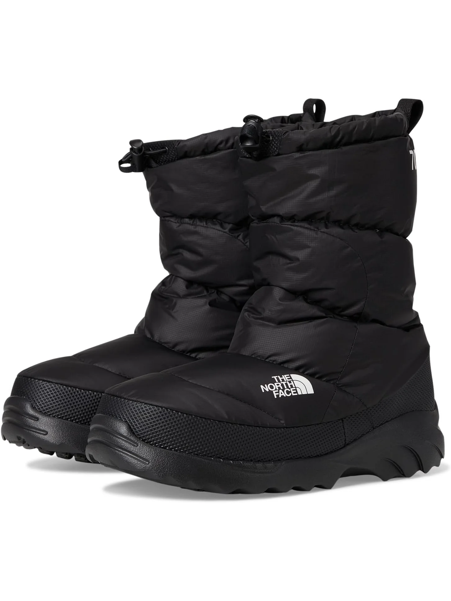 Ботинки The North Face Men's Nuptse Traction Bootie — изображение 1 из 7, черный/черный