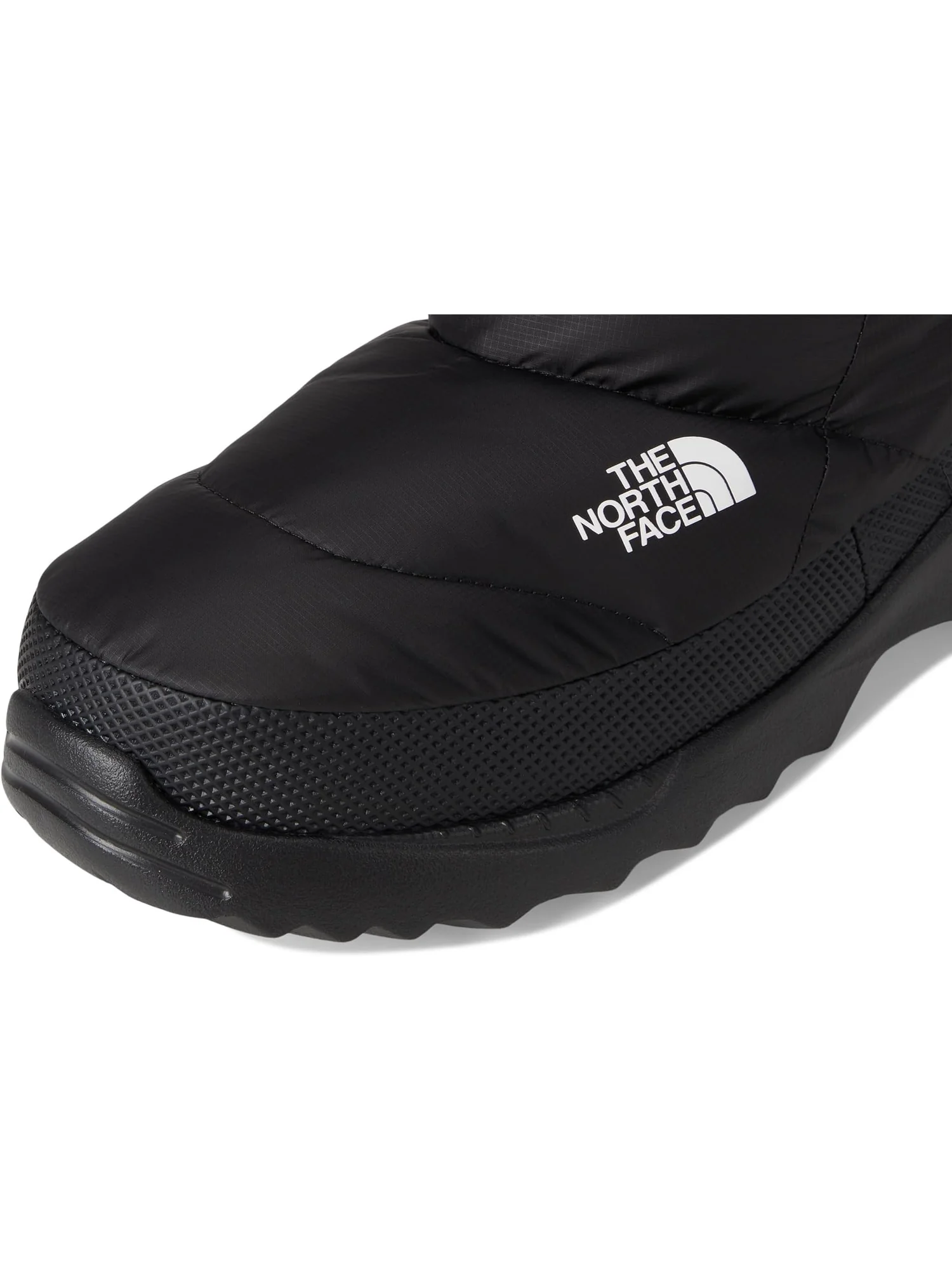 Ботинки The North Face Men's Nuptse Traction Bootie — изображение 2 из 7, черный/черный