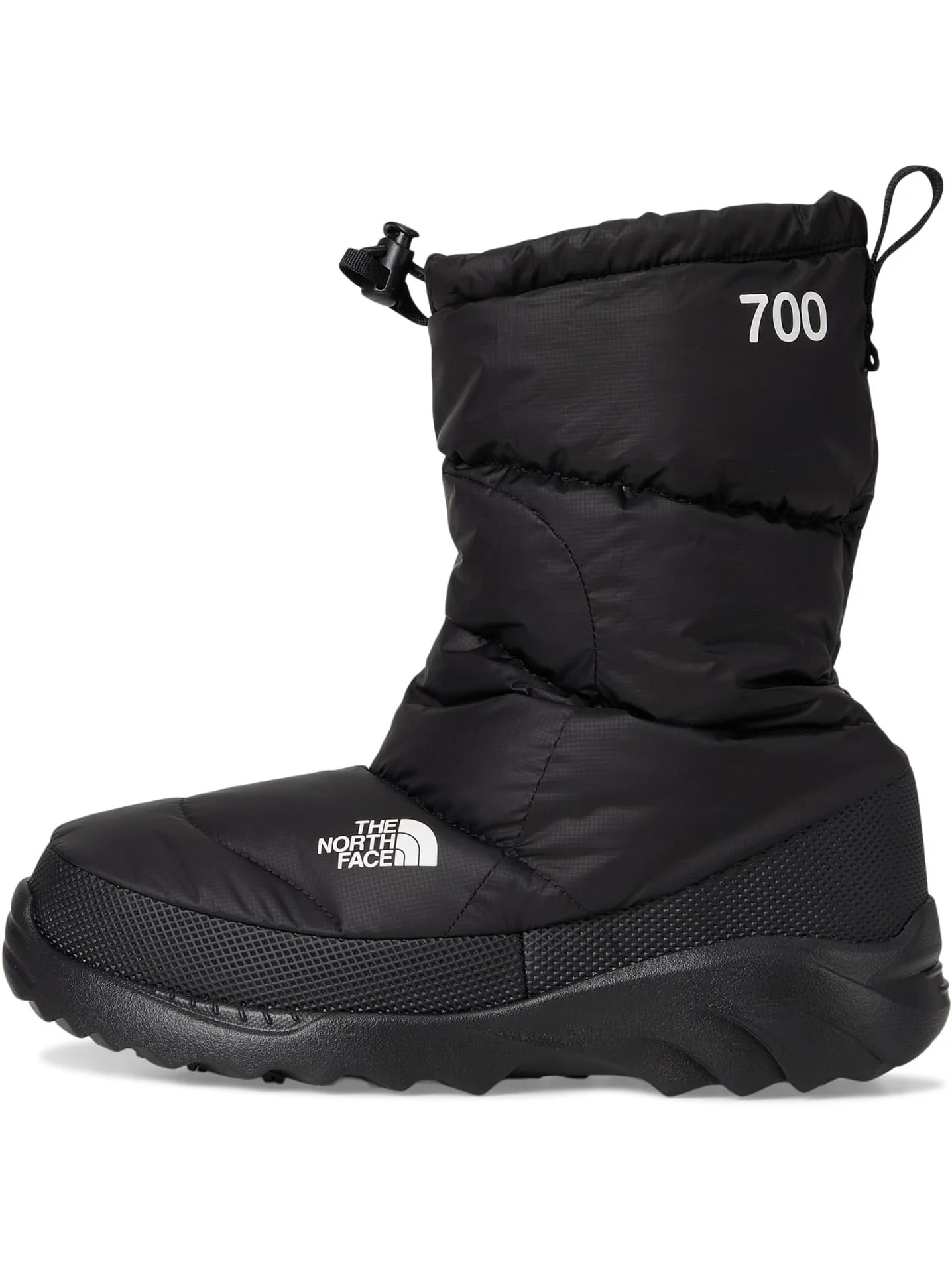 Ботинки The North Face Men's Nuptse Traction Bootie — изображение 4 из 7, черный/черный