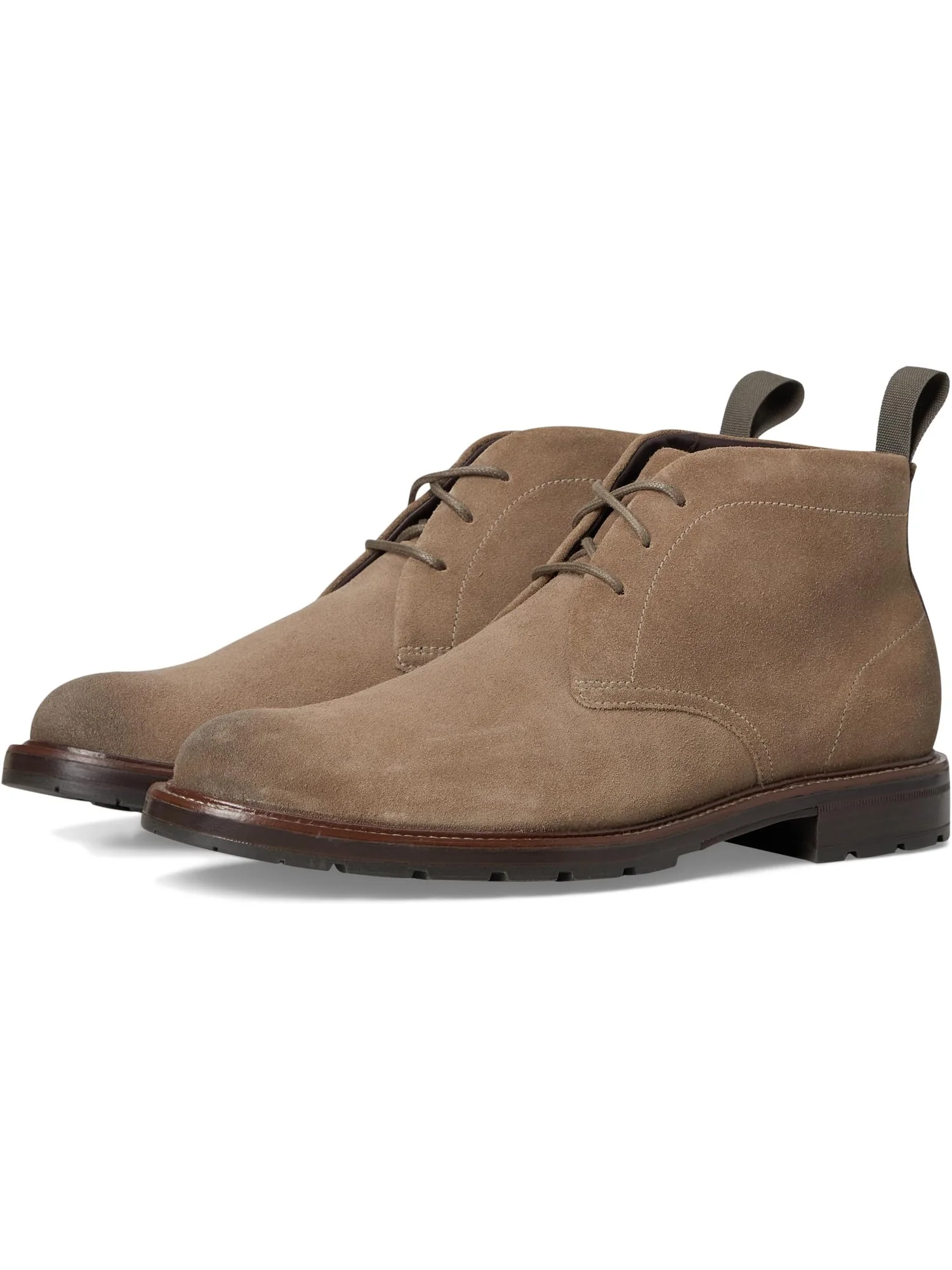 Ботинки Cole Haan Men's Roundhill Grand Chukka Boots, Morel Suede/Dark Natural/Water Resistant — изображение 1 из 7, бежевый