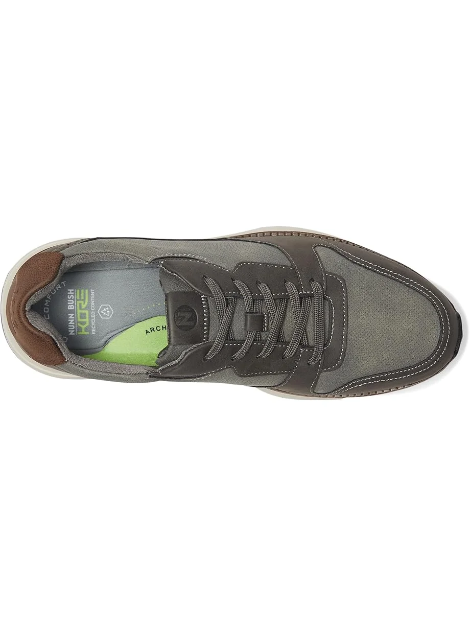 Мужские кроссовки Nunn Bush Kore Swift Moccasin Toe Oxford — изображение 2 из 7, серый