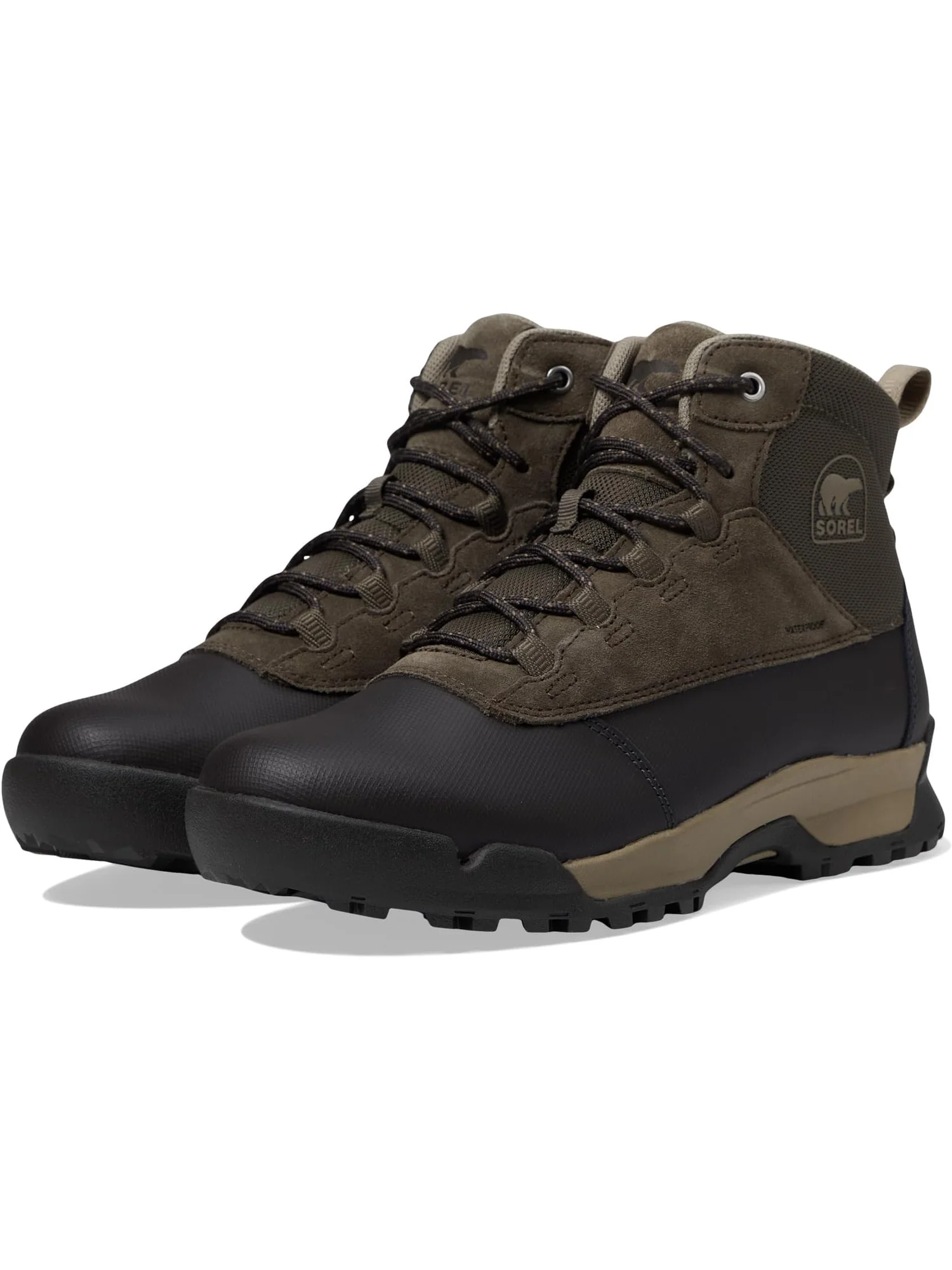 Ботинки SOREL Men's Buxton Lite Lace Plus Waterproof — изображение 1 из 6, черный