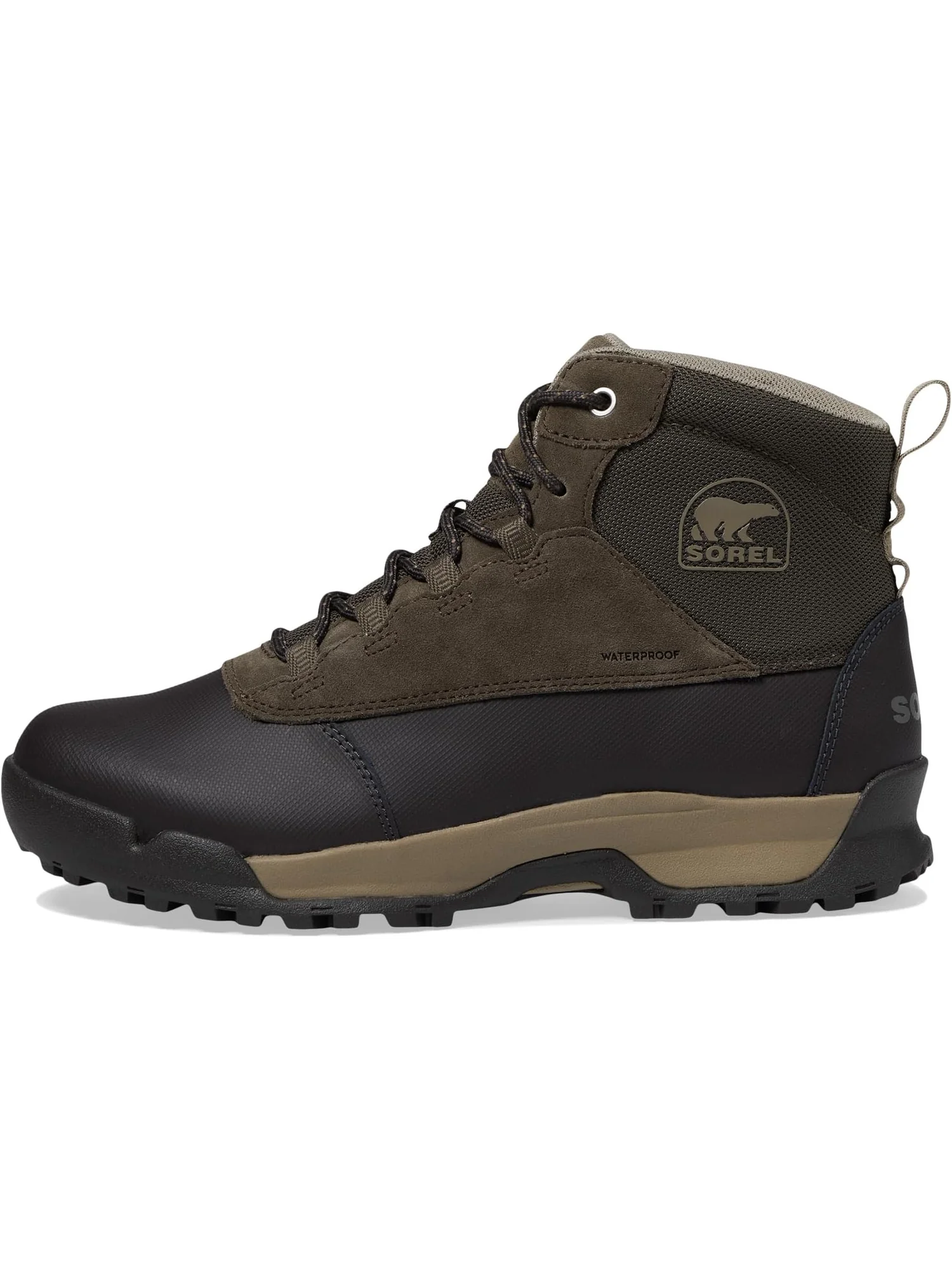 Ботинки SOREL Men's Buxton Lite Lace Plus Waterproof — изображение 4 из 6, черный