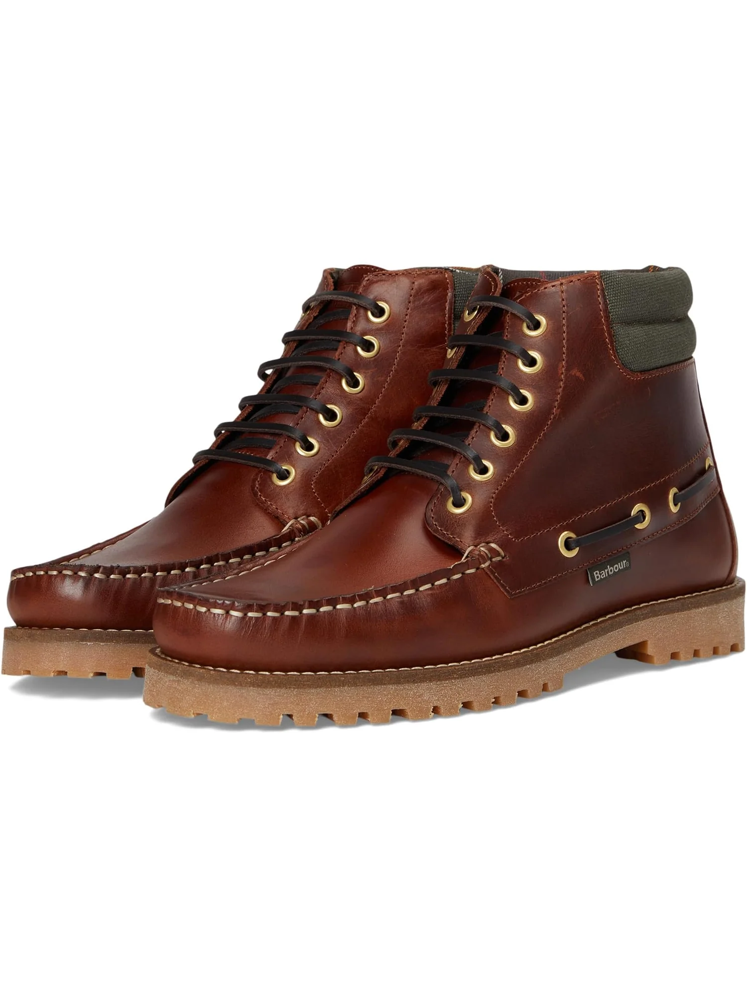 Ботинки Barbour Men's Tiller Moccasin Boots — изображение 1 из 7, махагони