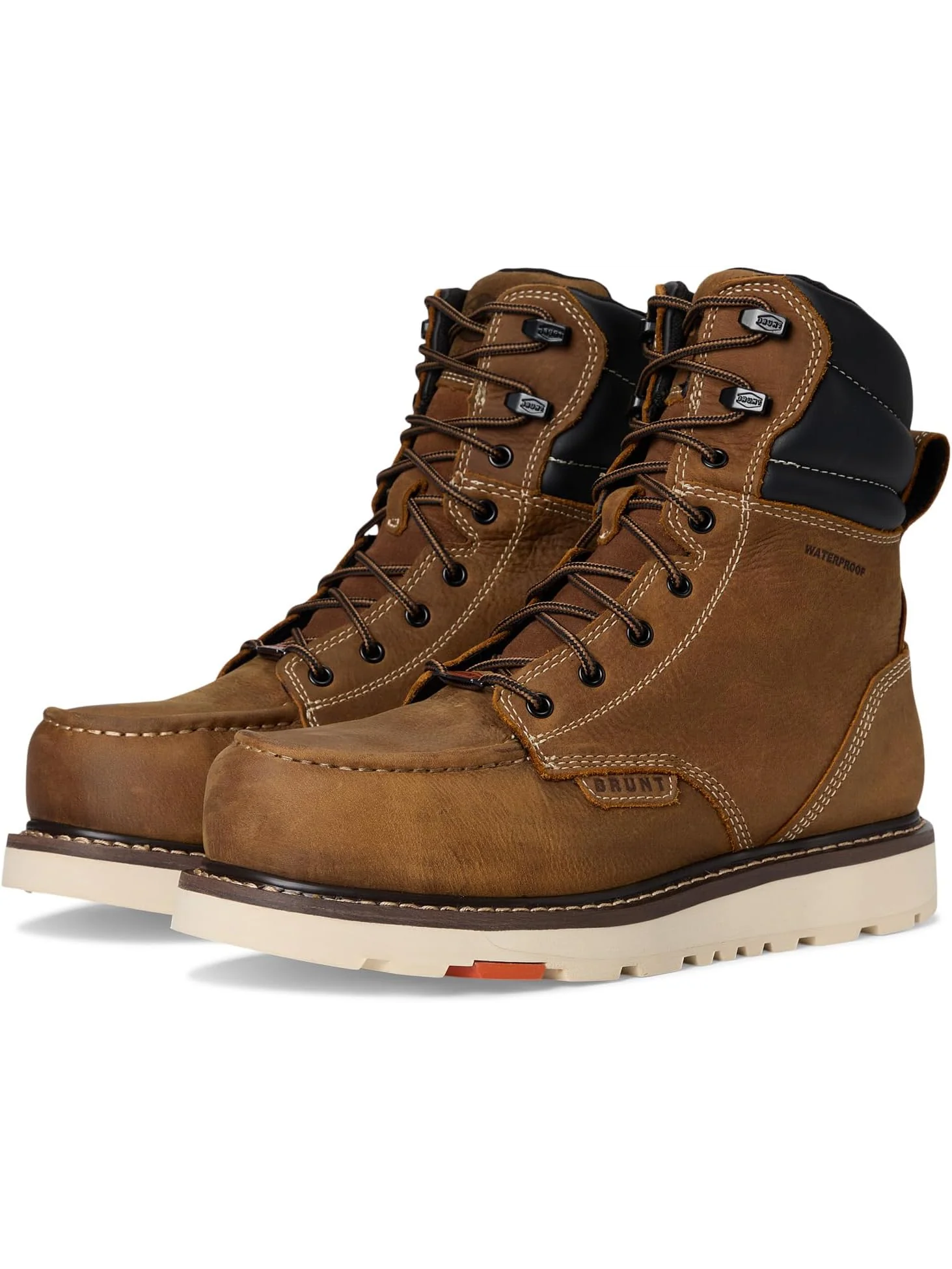 Ботинки BRUNT Men's Marin Welted 8" WP Comp — изображение 1 из 7, коричневый