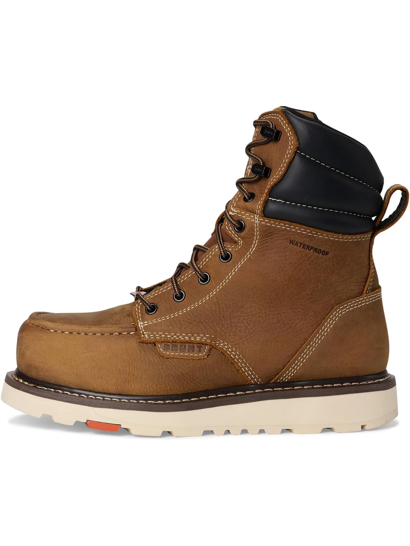 Ботинки BRUNT Men's Marin Welted 8" WP Comp — изображение 4 из 7, коричневый
