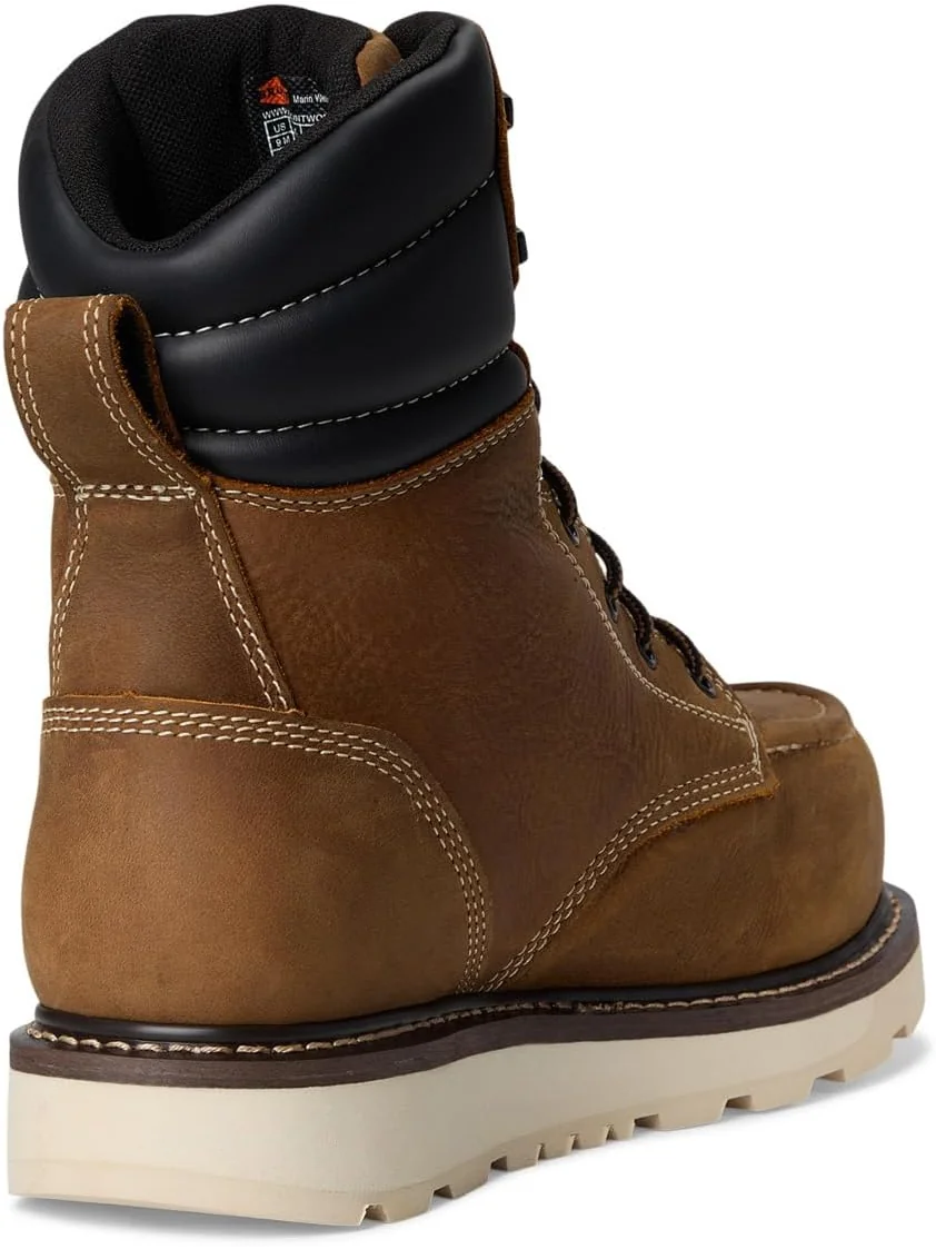 Ботинки BRUNT Men's Marin Welted 8" WP Comp — изображение 5 из 7, коричневый