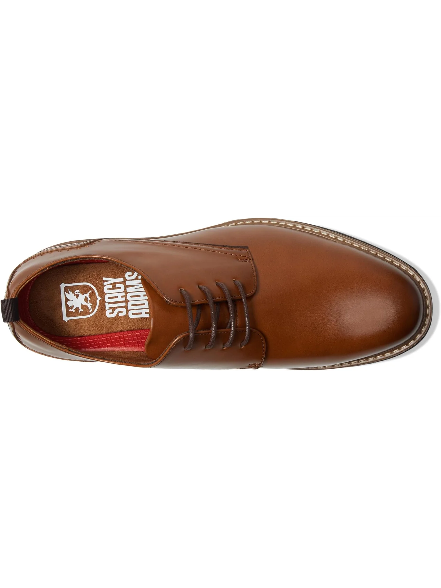 Оксфорды Stacy Adams Men's Pacer Plain Toe Oxford — изображение 2 из 7, коричневый