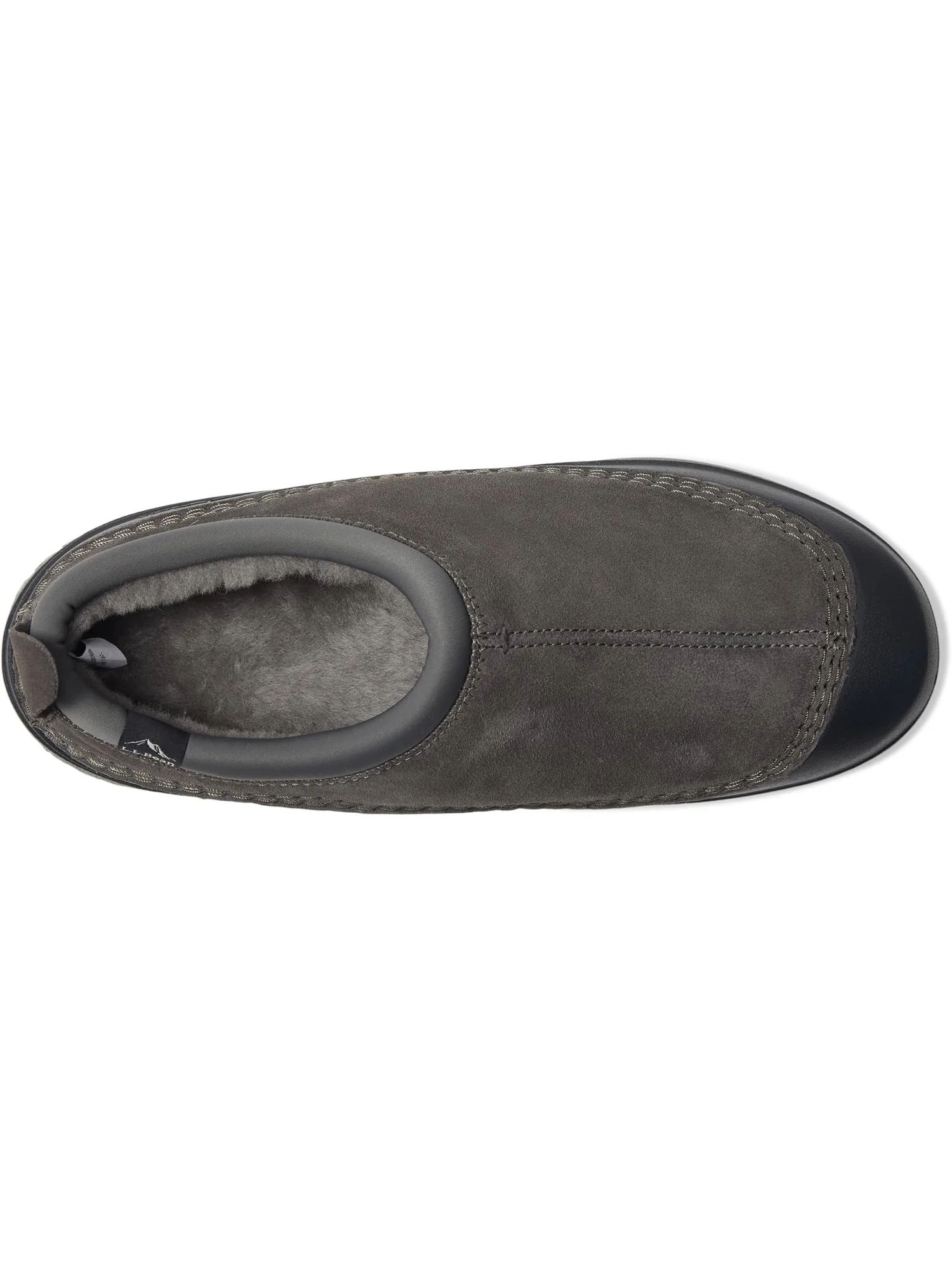 Тапочки L.L.Bean Men's Wicked Good Max Slippers — изображение 2 из 7, серый/черный