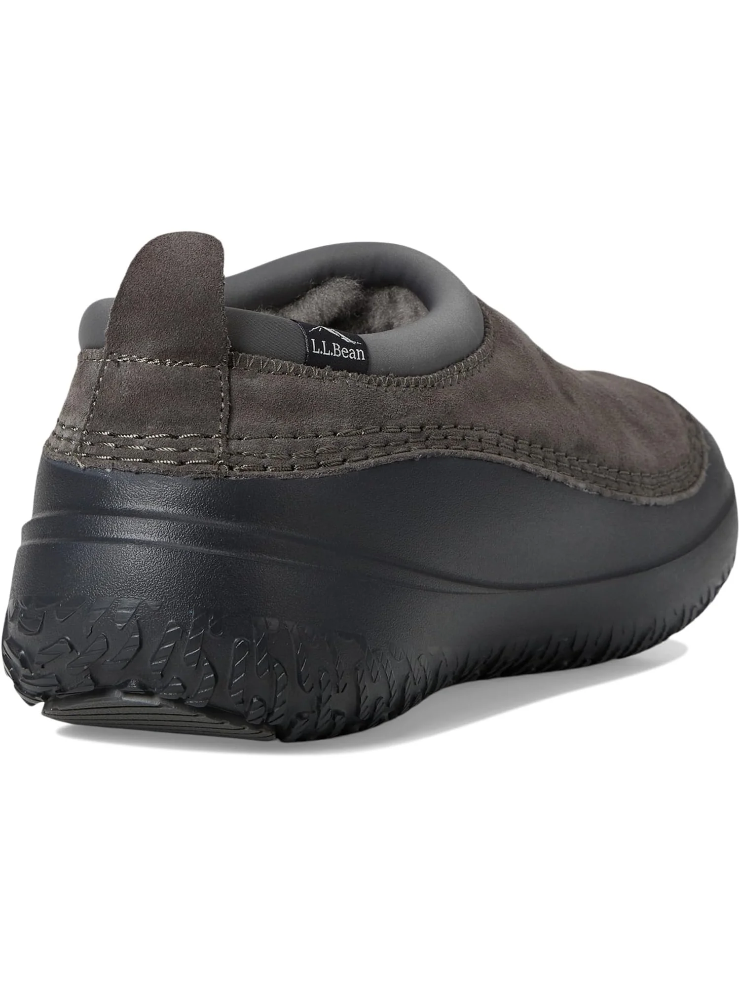 Тапочки L.L.Bean Men's Wicked Good Max Slippers — изображение 5 из 7, серый/черный