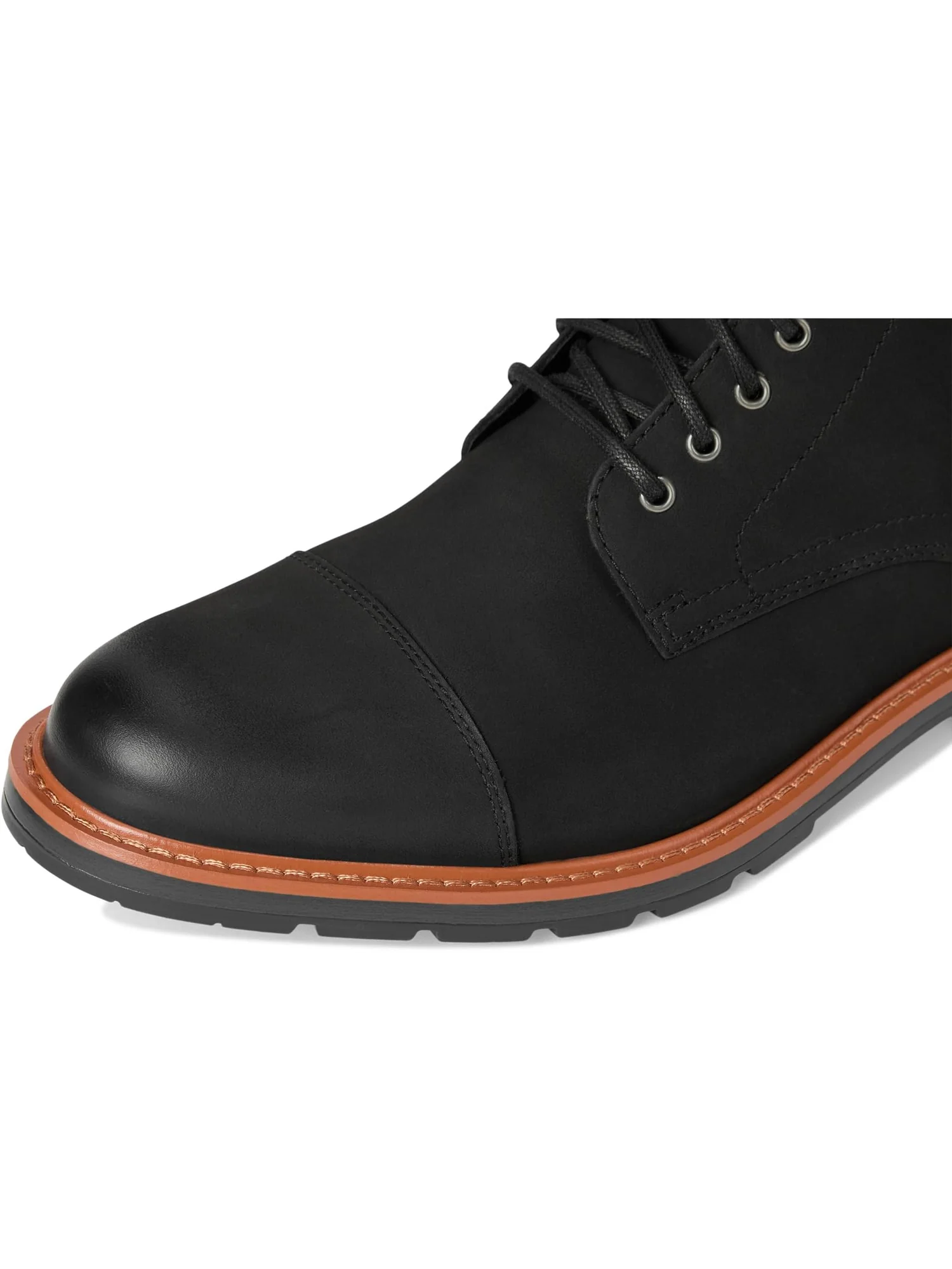 Ботинки Cole Haan Men's Chamberlin Grand Cap Toe Boots — изображение 2 из 7, черный/черный