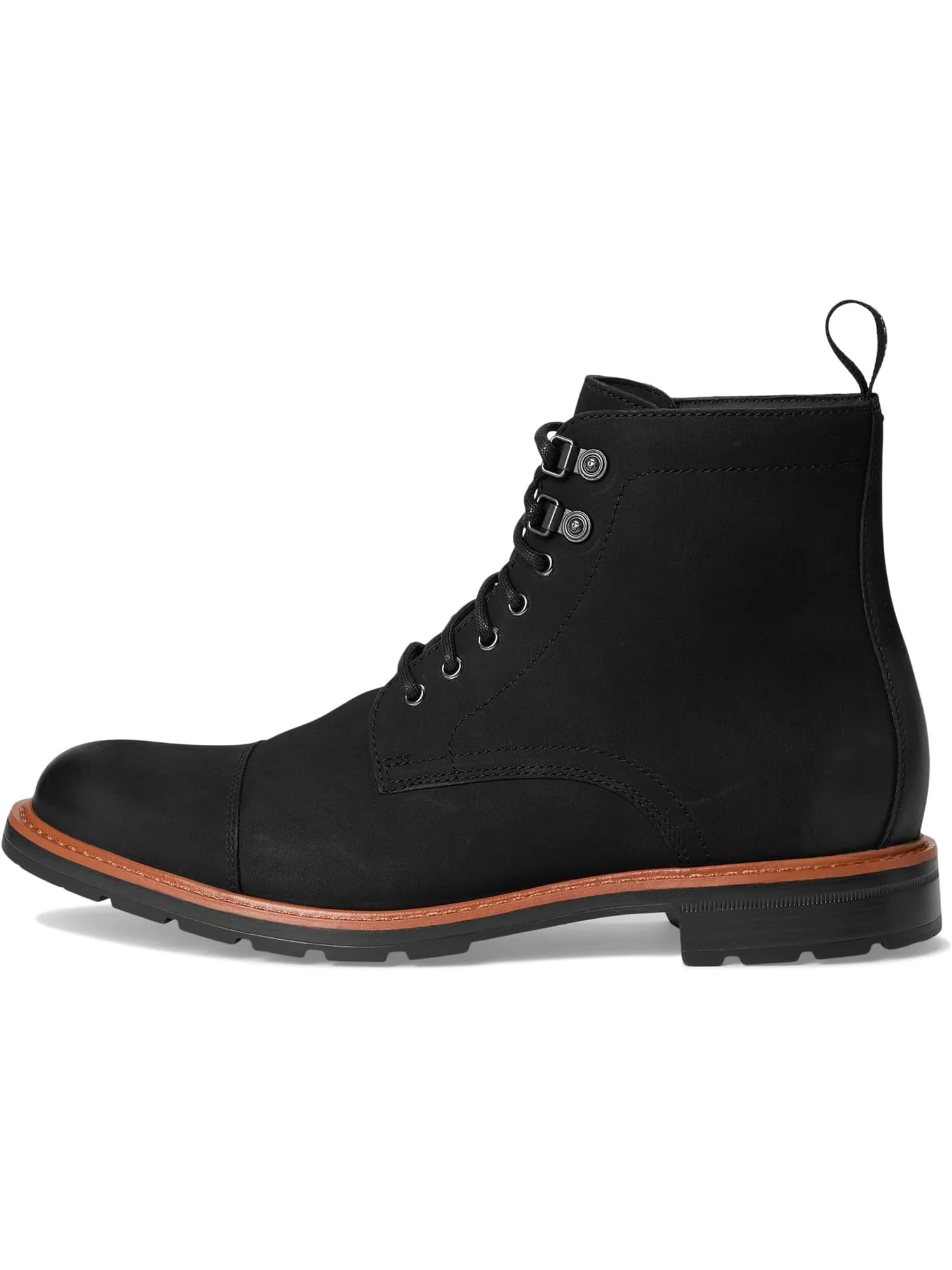 Ботинки Cole Haan Men's Chamberlin Grand Cap Toe Boots — изображение 4 из 7, черный/черный