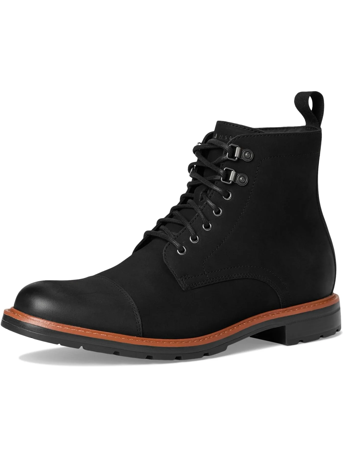 Ботинки Cole Haan Men's Chamberlin Grand Cap Toe Boots — изображение 7 из 7, черный/черный