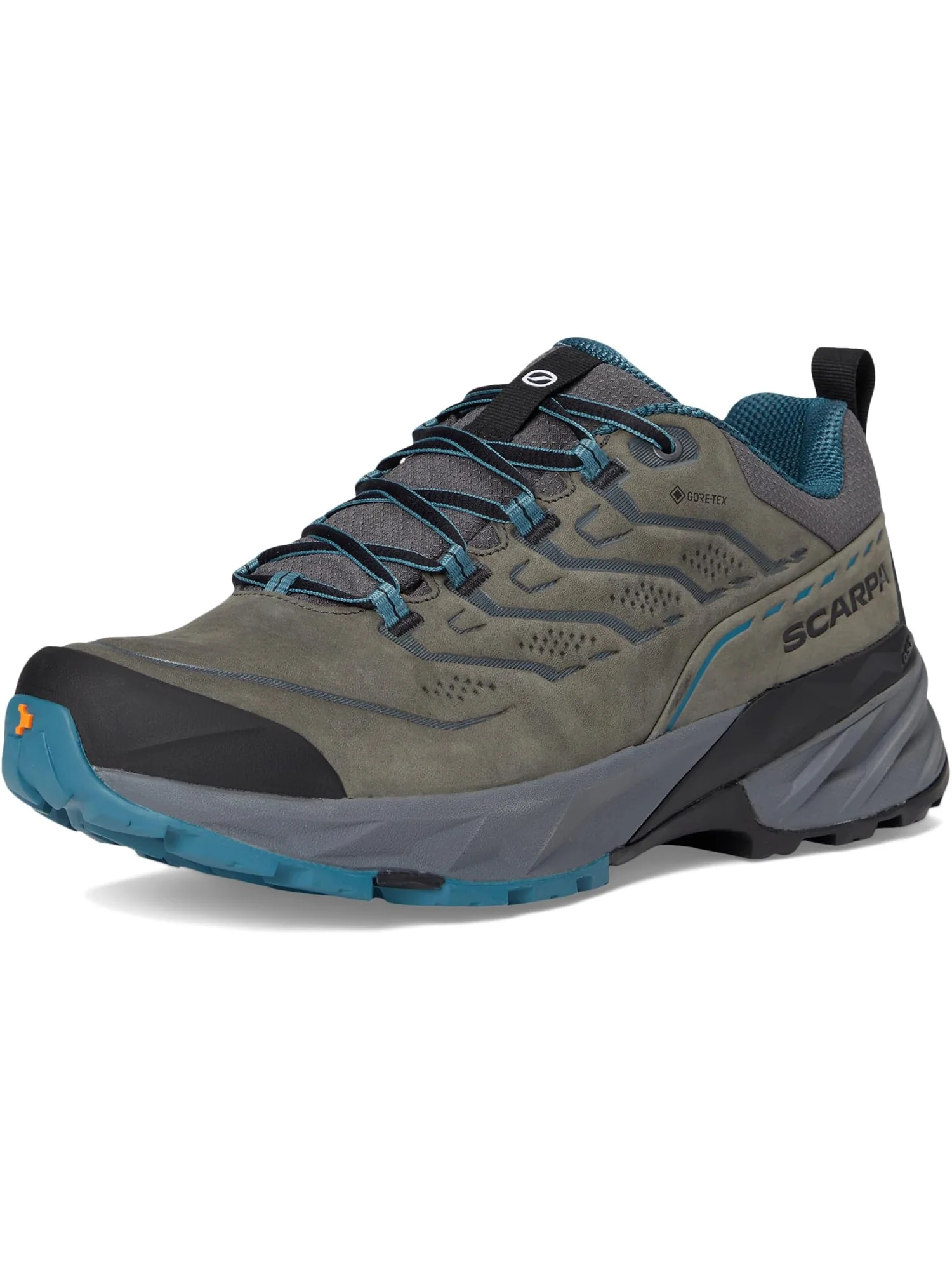 Кроссовки Scarpa Men's Rush 2 Pro GTX, Titanium/Ocean — изображение 7 из 7, голубой