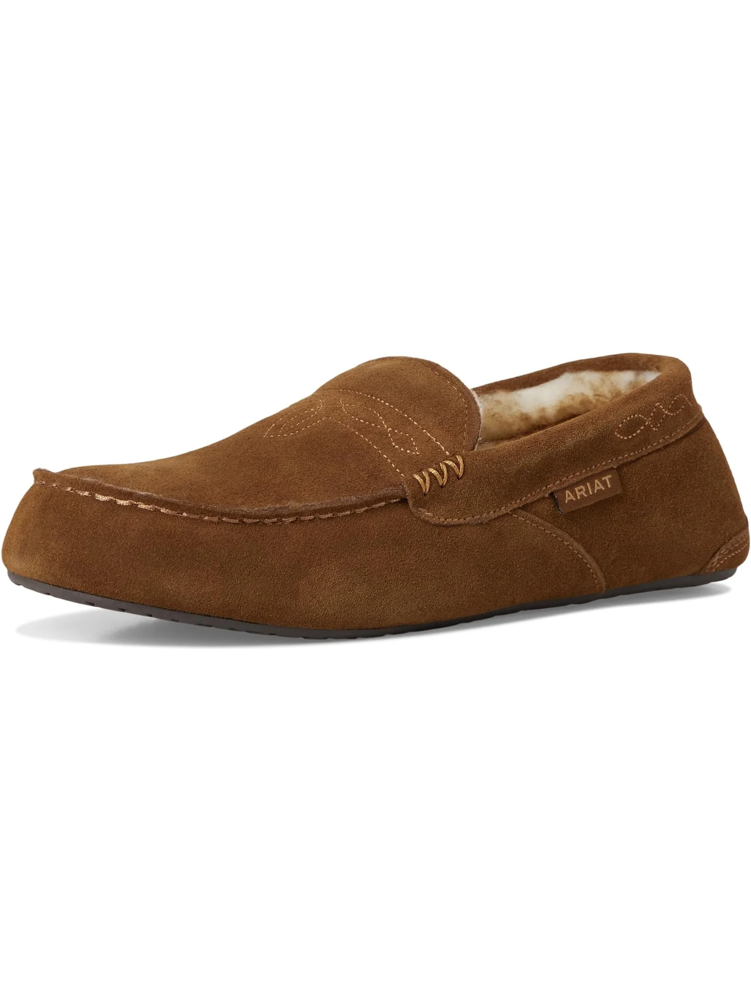 Лоферы Ariat Men's Clayton Moccasin Slipper — изображение 7 из 7, бежевый