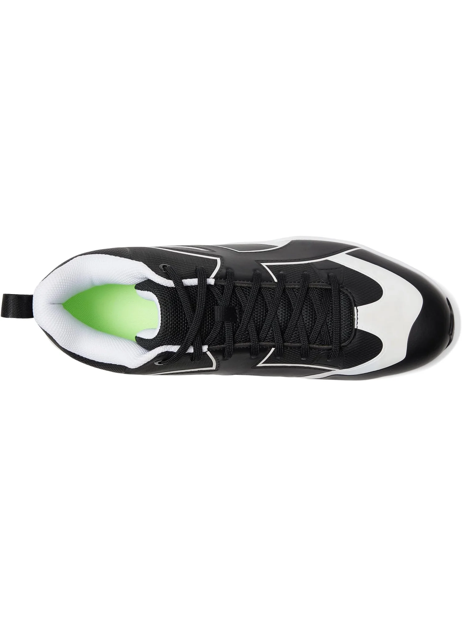 Кроссовки Under Armour Men's Leadoff Icon Mid Baseball Cleats — изображение 2 из 7, черный/черный