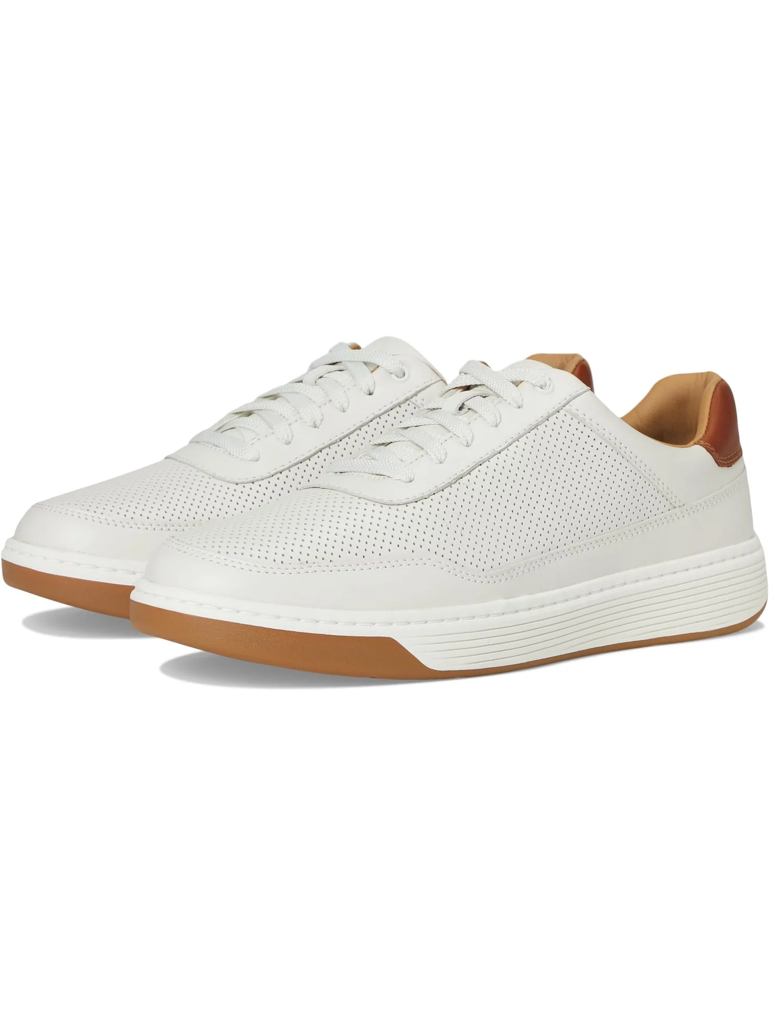 Кроссовки Johnston & Murphy Men's Dawson Perfed U-throat — изображение 1 из 7, белый