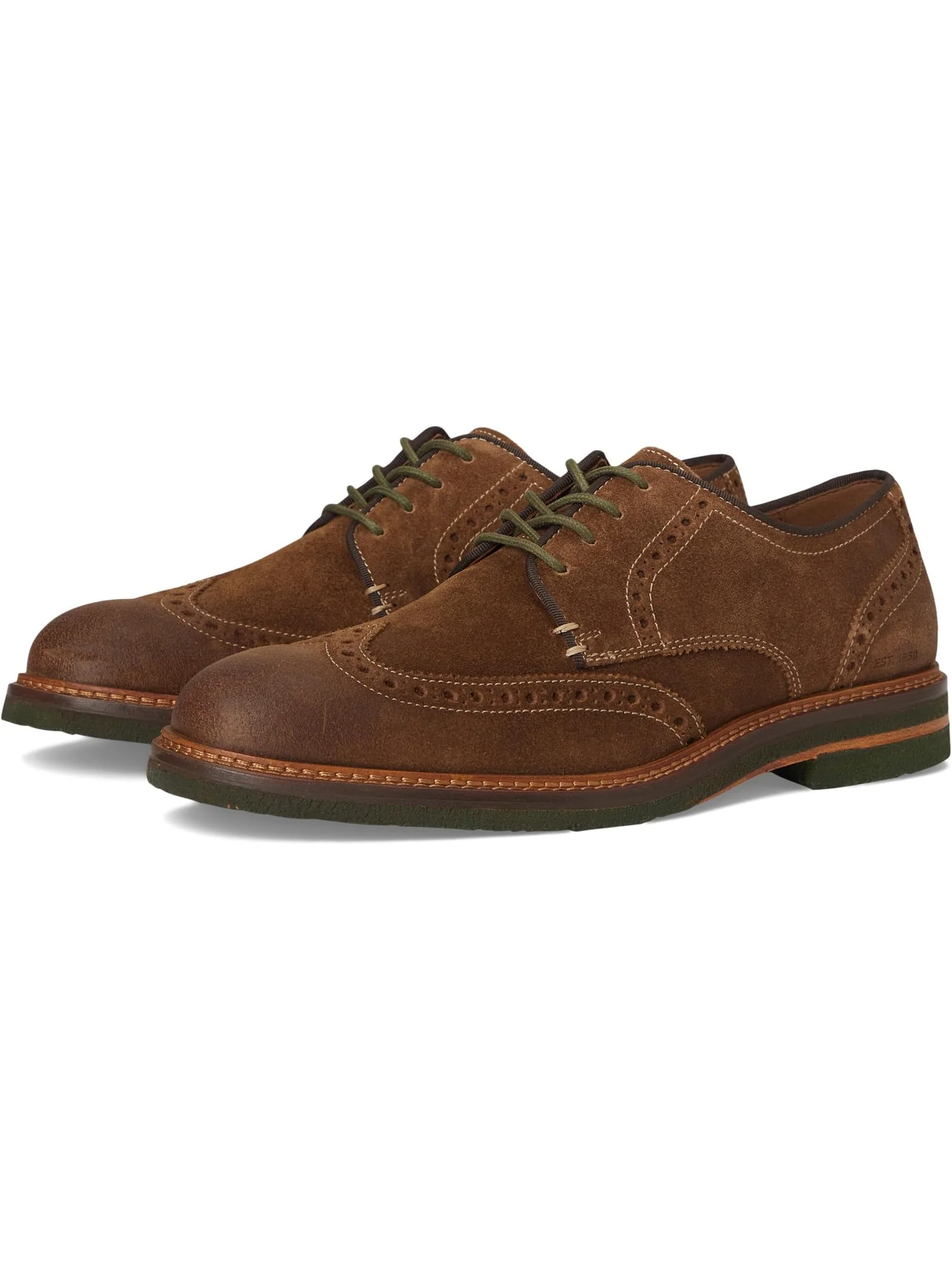 Оксфорды Johnston & Murphy Men's Calder Wingtip — изображение 1 из 7, бежевый