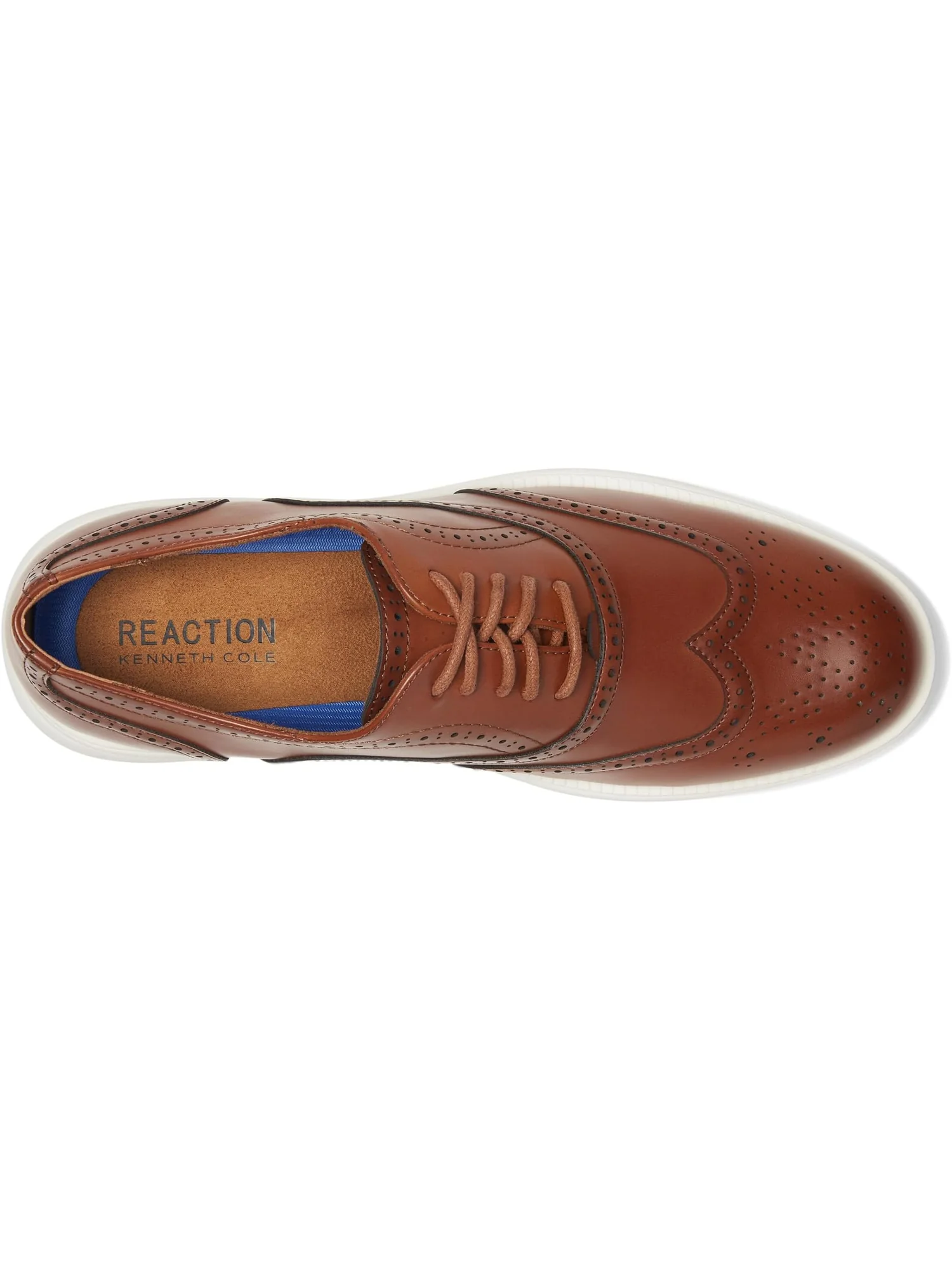 Оксфорды Kenneth Cole Men's Nio Wing Lace Up Oxford — изображение 2 из 7, коричневый